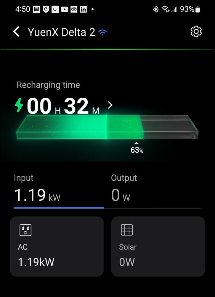 EF ECOFLOW Portable Power Station DELTA 2, 1024Wh LiFePO4 (LFP) Battery, 1800W AC/100W USB-C Output, Solar Generator (Solar Panel Optional) for Home Backup Power, Camping & RVs customer photo 2
