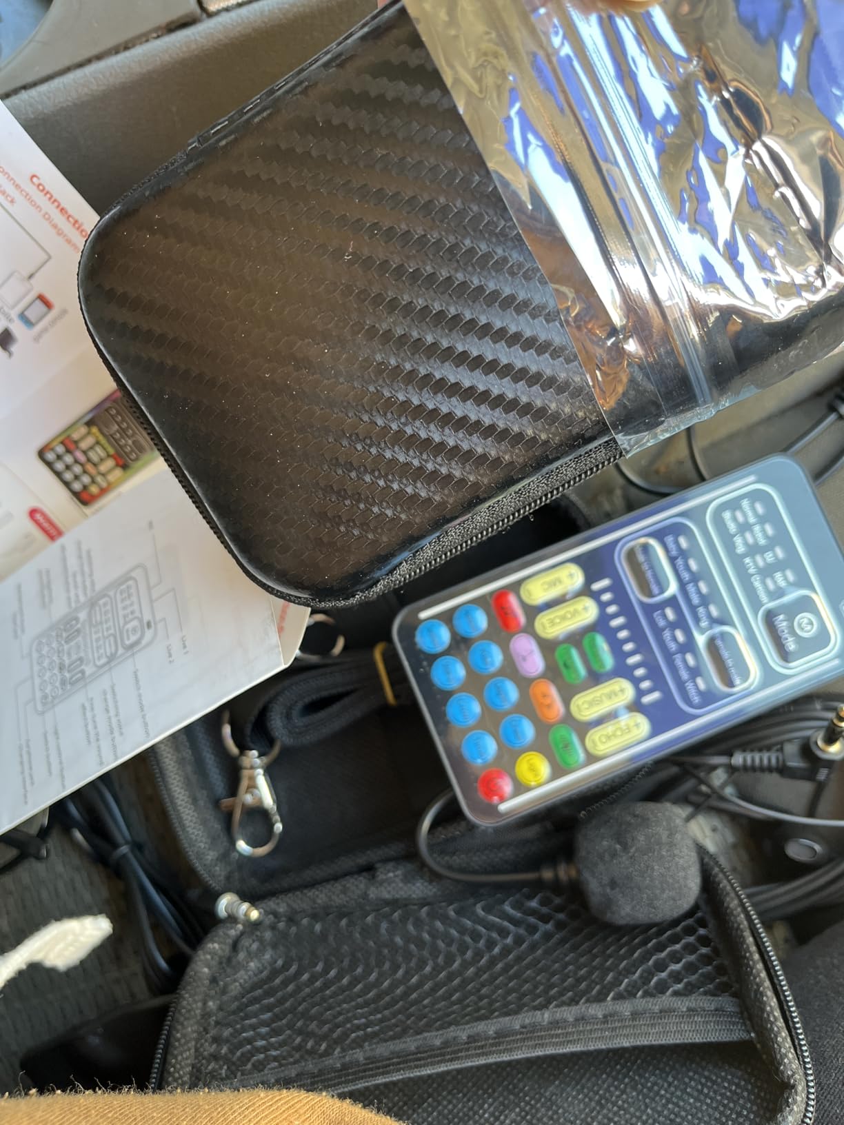 I9 Voice Changer Set, Mini Live Broadcast Voice r, Portable Sound Board Voice Changer, 8 Different Sounds/Sound Effects, for iOS, for Android (English Version) customer photo 1