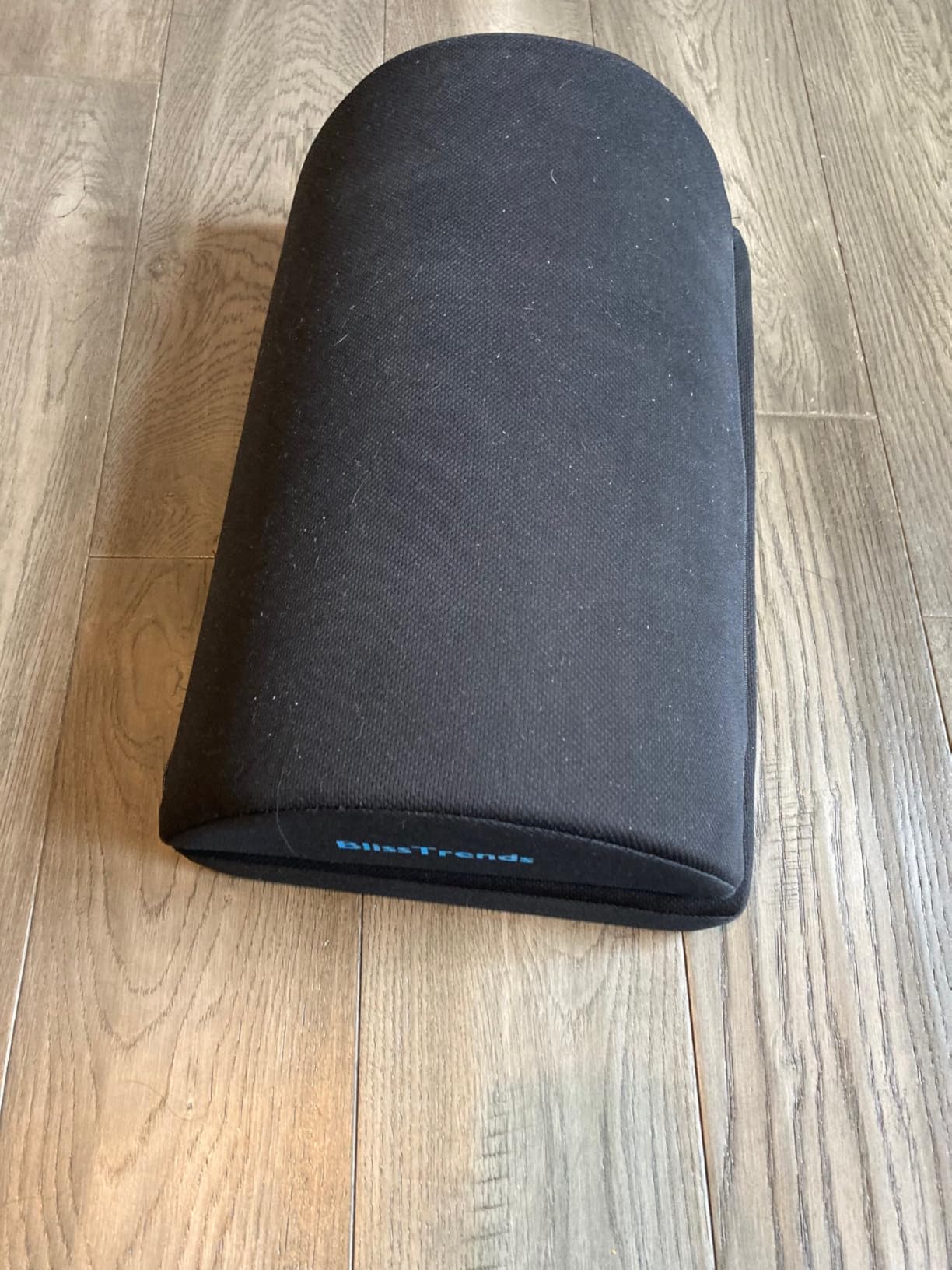 BlissTrends Foot Rest for Under Desk at Work-Versatile Foot Stool with Washable Cover-Comfortable Footrest with 2 Adjustable Heights for Car,Home and Office to Relieve Back,Lumbar,Knee Pain-Black customer photo 1
