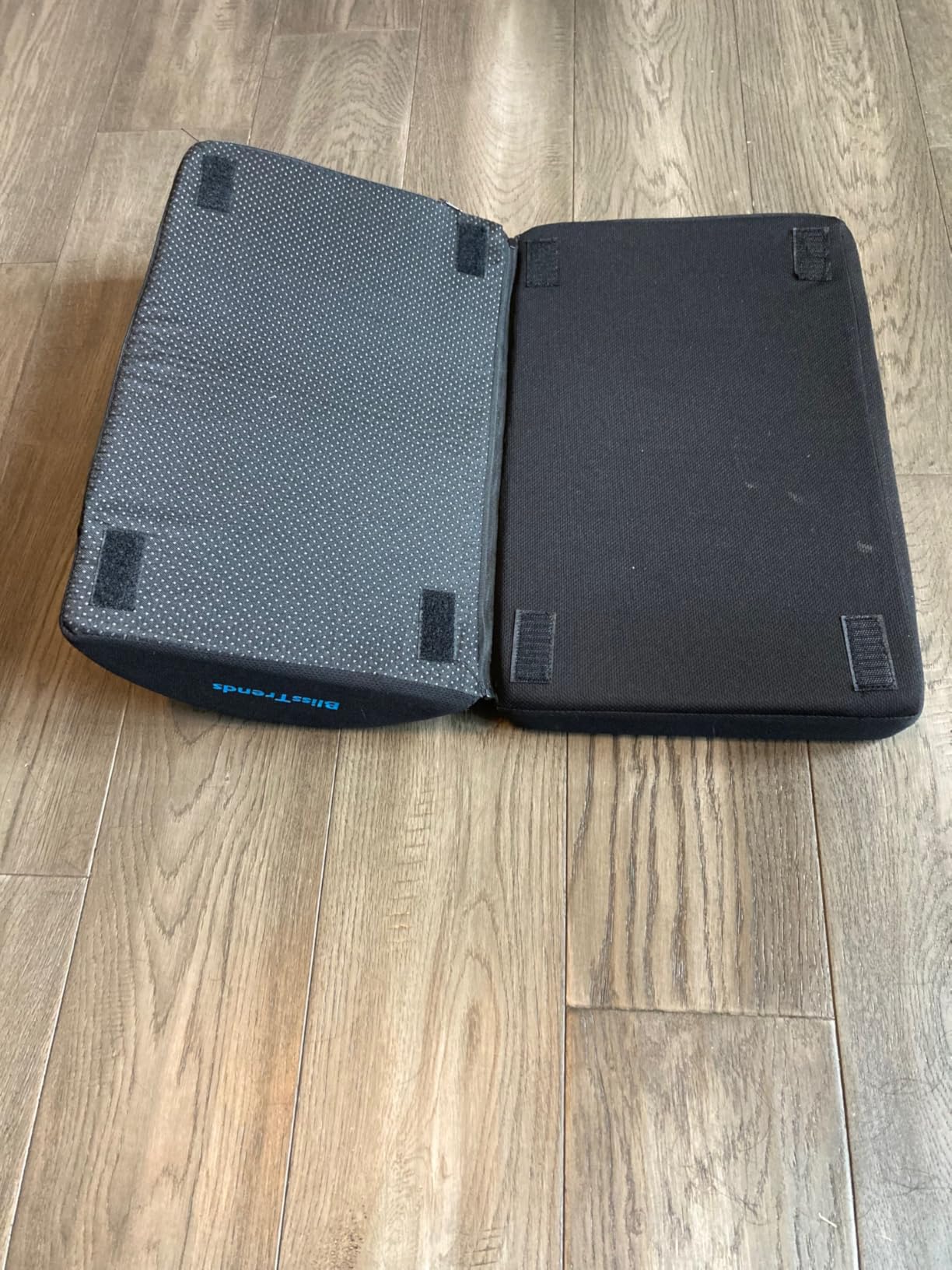 BlissTrends Foot Rest for Under Desk at Work-Versatile Foot Stool with Washable Cover-Comfortable Footrest with 2 Adjustable Heights for Car,Home and Office to Relieve Back,Lumbar,Knee Pain-Black customer photo 2