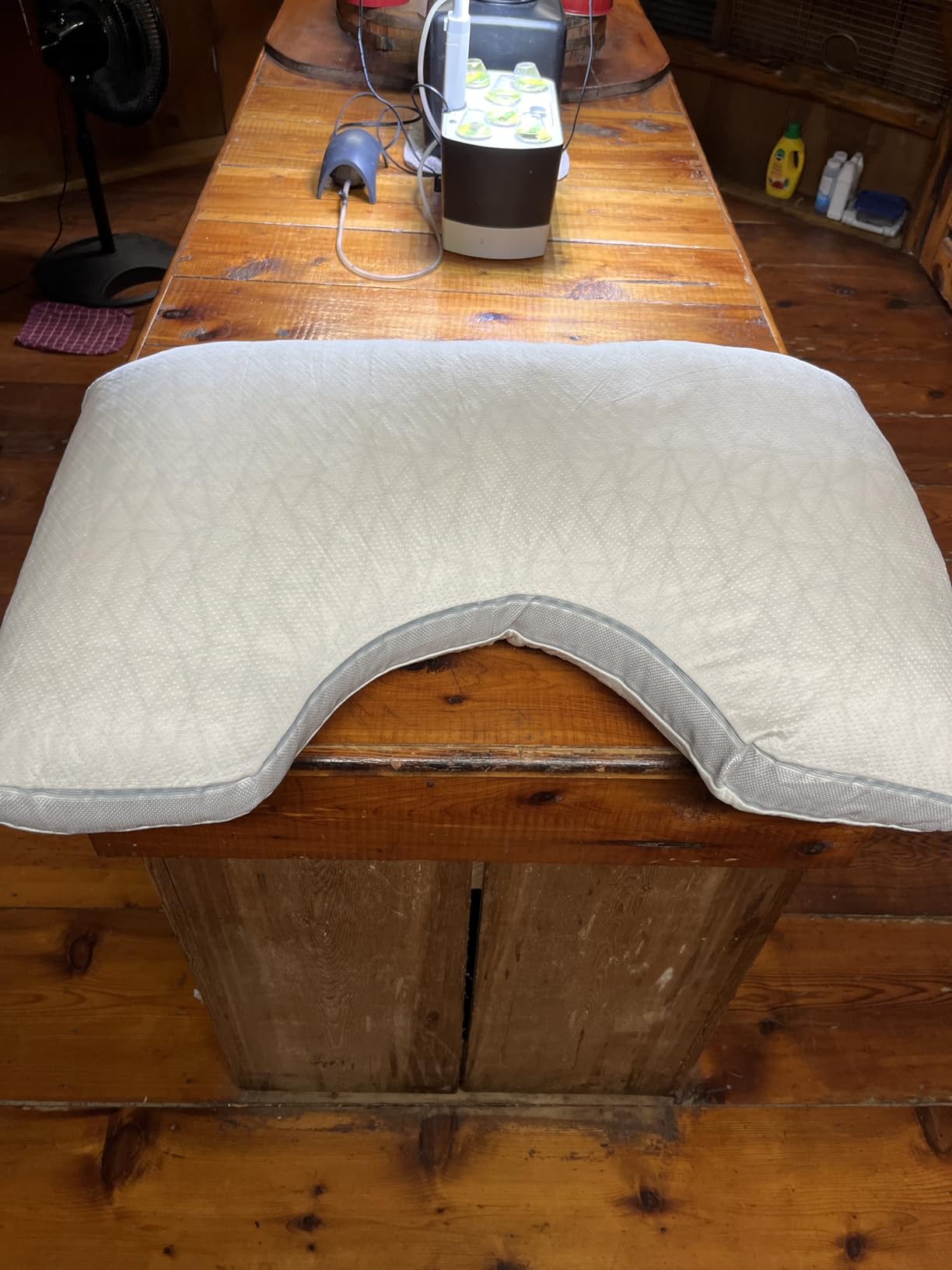Coop Home Goods Original Crescent Adjustable Pillow, Queen Bed Pillows for Shoulder, Neck & Head Support, Crescent Foam Pillows - Medium Firm for Back & Side Sleeper, CertiPUR-US/GREENGUARD Gold customer photo 1