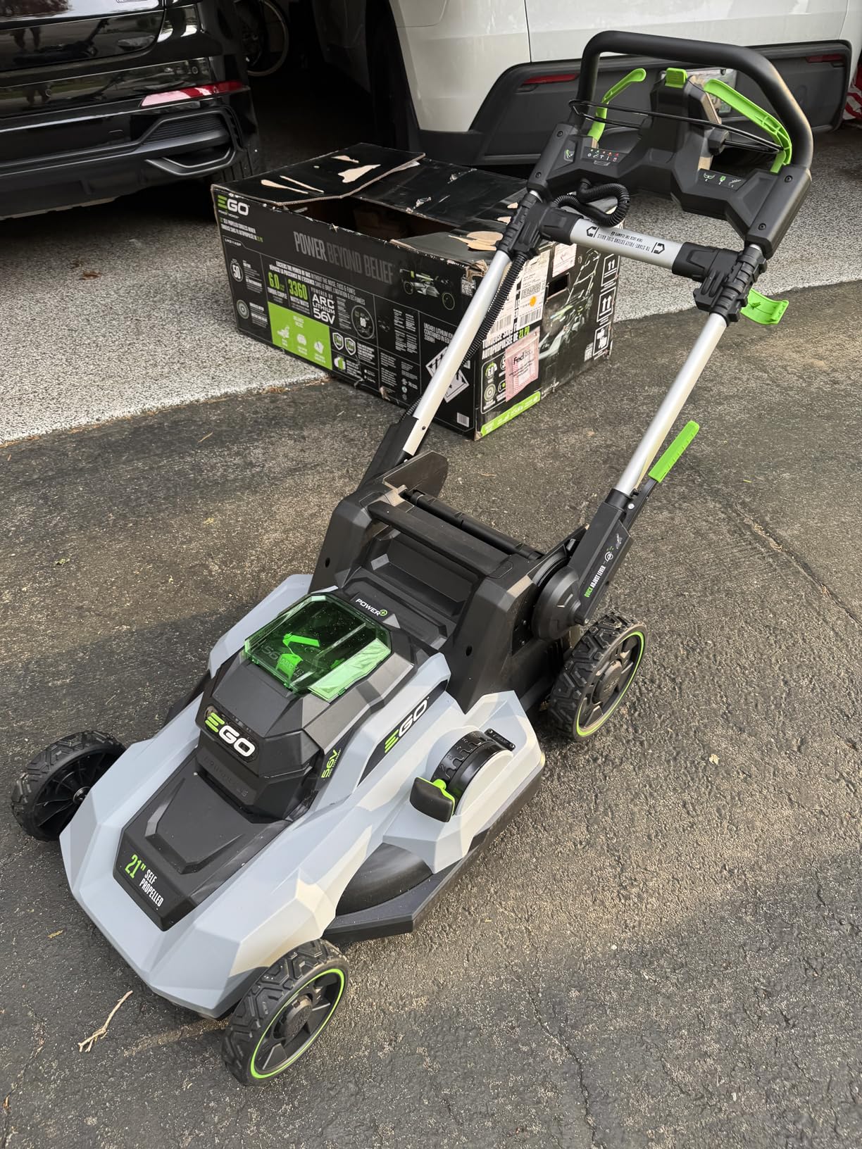 EGO POWER+ LM2114SP Electric Self-Propelled Cordless Lawn Mower, 56V 6.0Ah - LM2114SP customer photo 1
