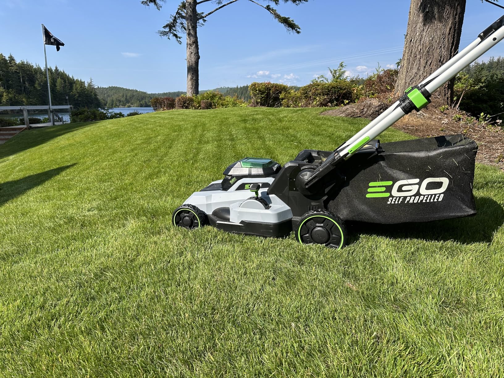 EGO POWER+ LM2114SP Electric Self-Propelled Cordless Lawn Mower, 56V 6.0Ah - LM2114SP customer photo 2