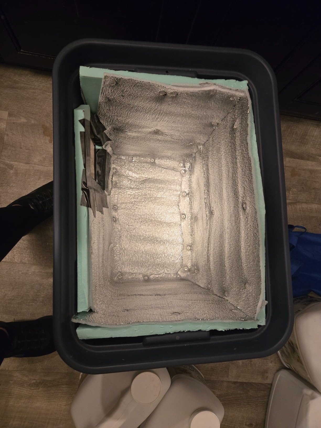 5mm Reflective Insulation Foam Core Radiant Barrier 40 x 80 Double Side Foil Cold and Heat Shield Thermal Insulation for Ceilings,Walls,Steel Buildings,Roofing ect customer photo 2