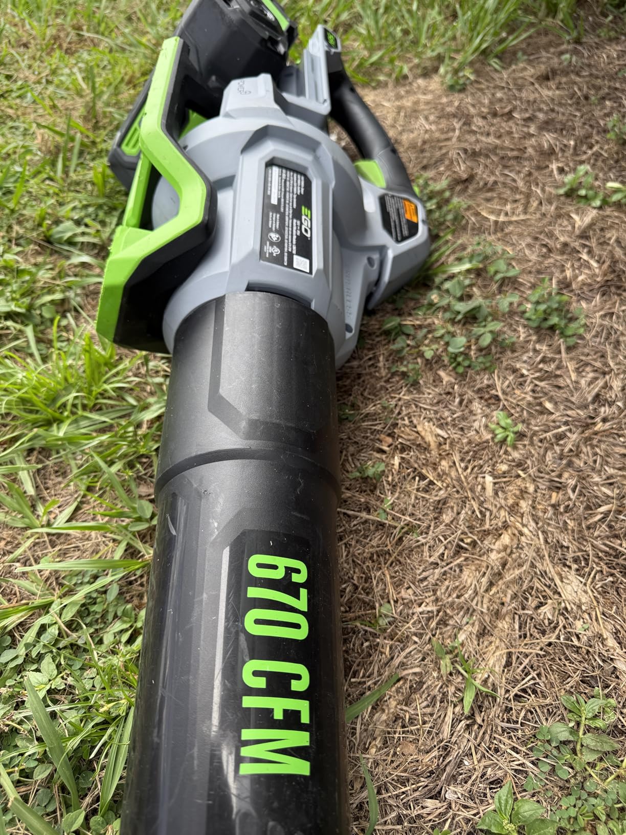 EGO POWER+ Leaf Blower, Cordless Electric 670 CFM, Includes 56V 4.0Ah Battery and Charger - LB6703 customer photo 1