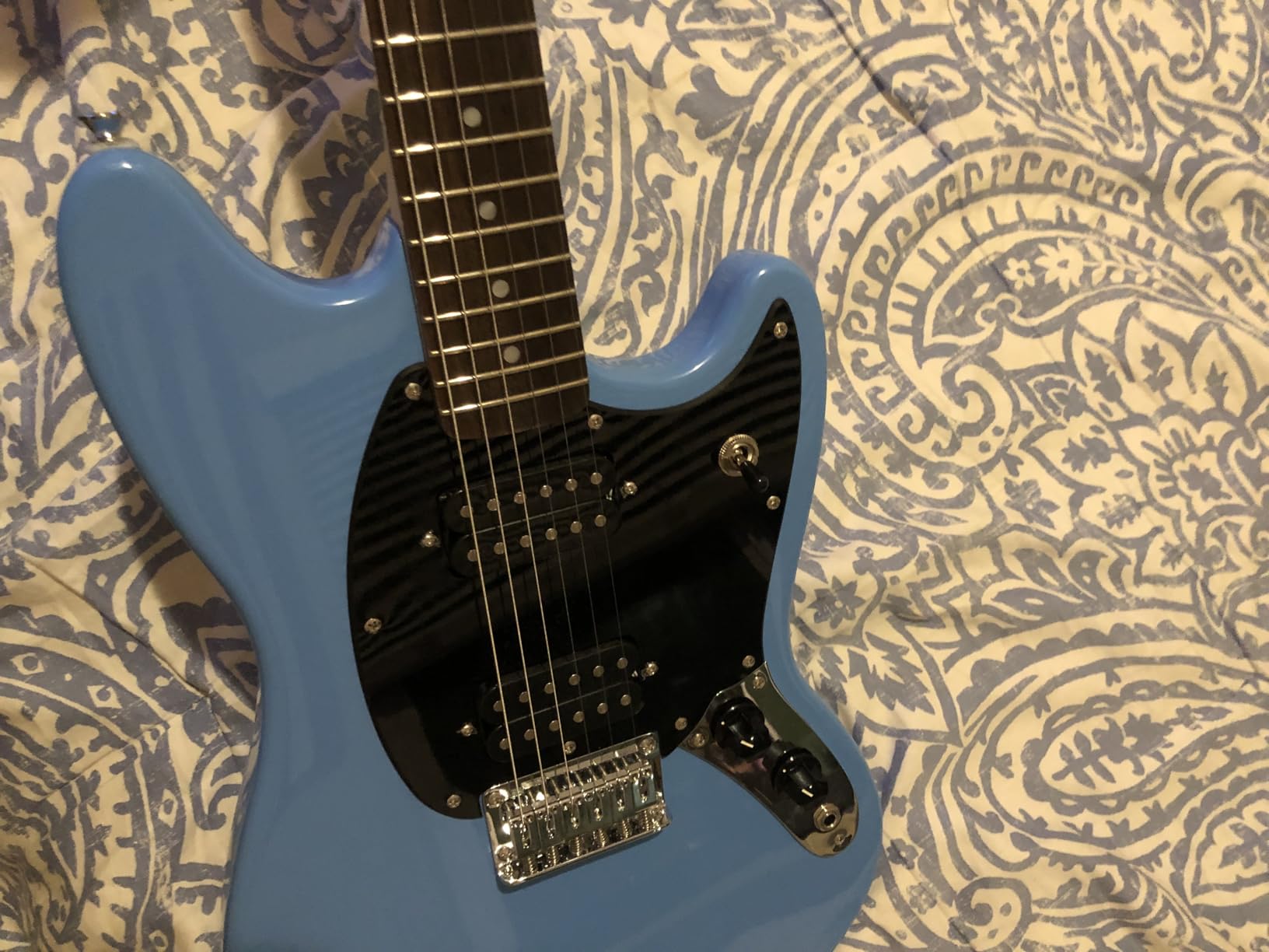Squire Sonic Mustang Electric Guitar - California Blue customer photo 1
