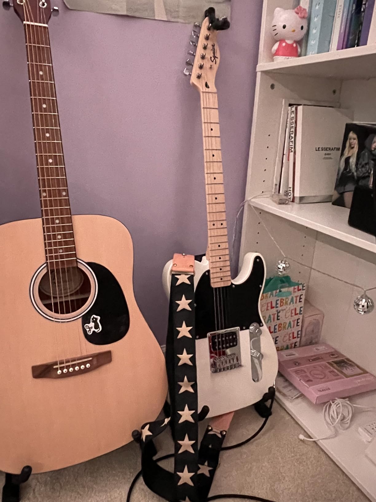 Squire Sonic Esquire Electric Guitar - Ultraviolet customer photo 2