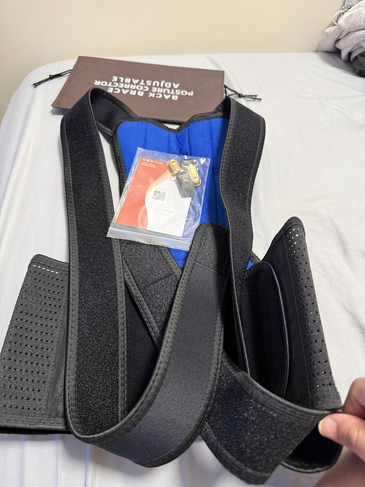 Upgraded Posture Corrector Back Brace for Men and Women, New Version Lumbar Support for Posture Improving and Pain Relief, Full Back Support for Neck, Shoulder, Waist Pain customer photo 2