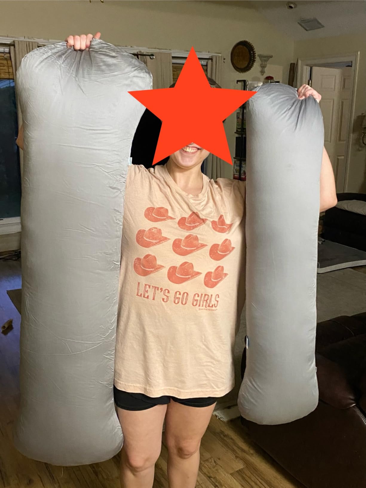 SleepCloud Weighted Body Pillow 6.5lbs - Weighted Pillow for Deeper Sleep (41