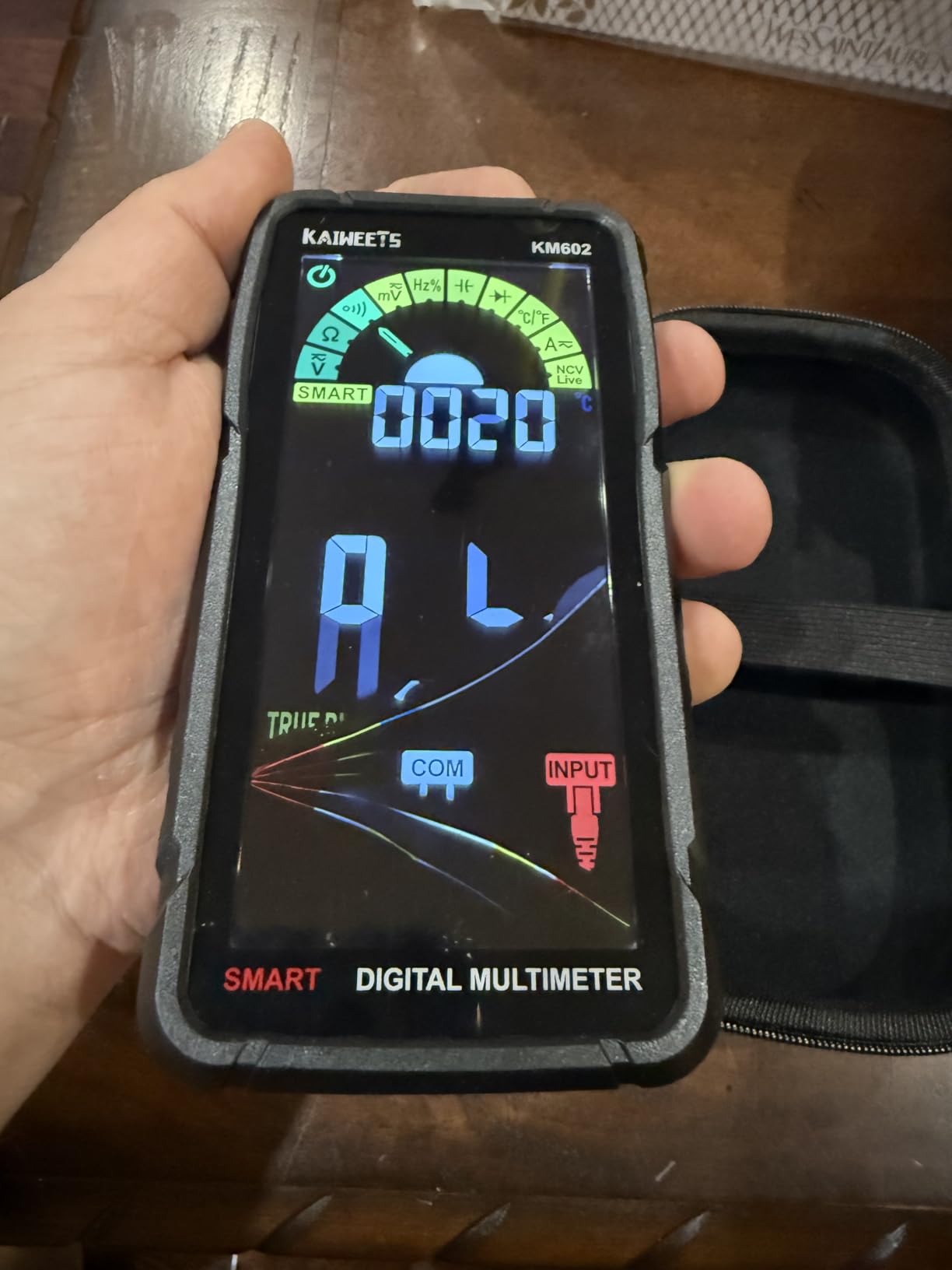 KAIWEETS Smart Multimeter Rechargeable Electrical Tester with Auto Ranging Digital Voltmeter customer photo 1