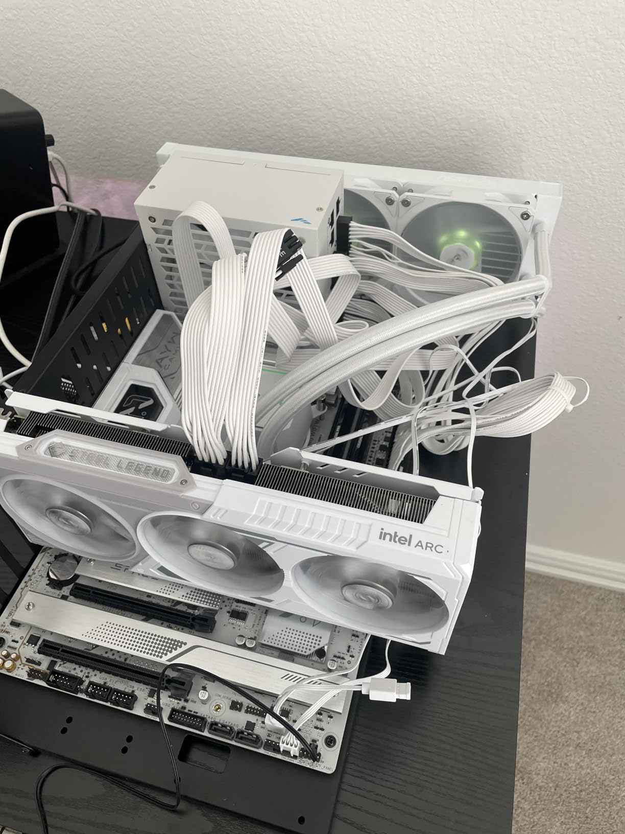 DIY Pc Test Bench, Open Chassis Case Rack for ATX/M-ATX/ITX Motherboards, Widely Body Heat Dissipation Design Open Air Pc Case customer photo 1