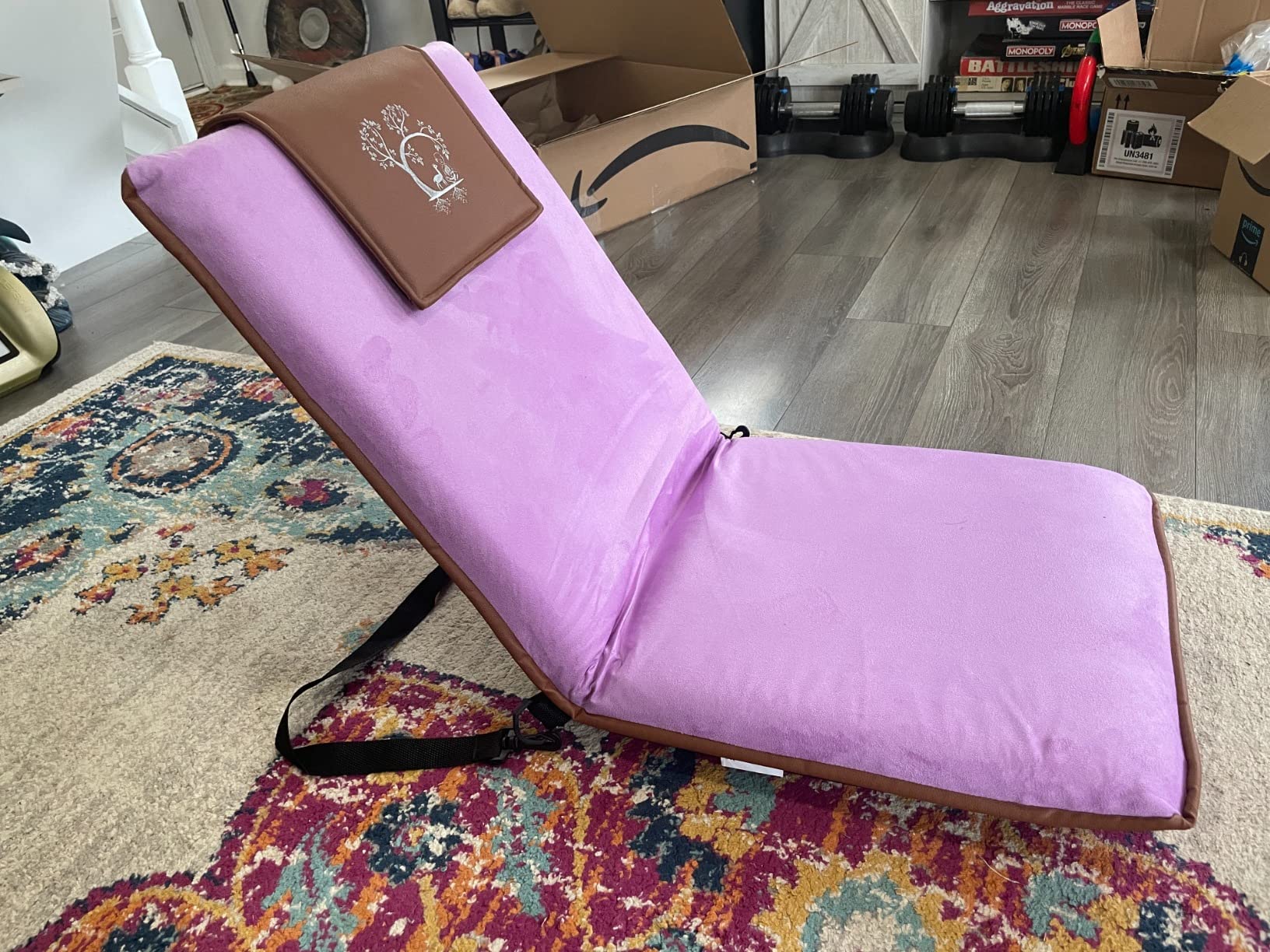 Japanese Meditation Floor Chair with Back Support for Adults - Premium Meditation Chair with Adjustable & Foldable Back for Seating, Yoga & Gaming - Folding Backjack Chairs with Backrest for Adults customer photo 1