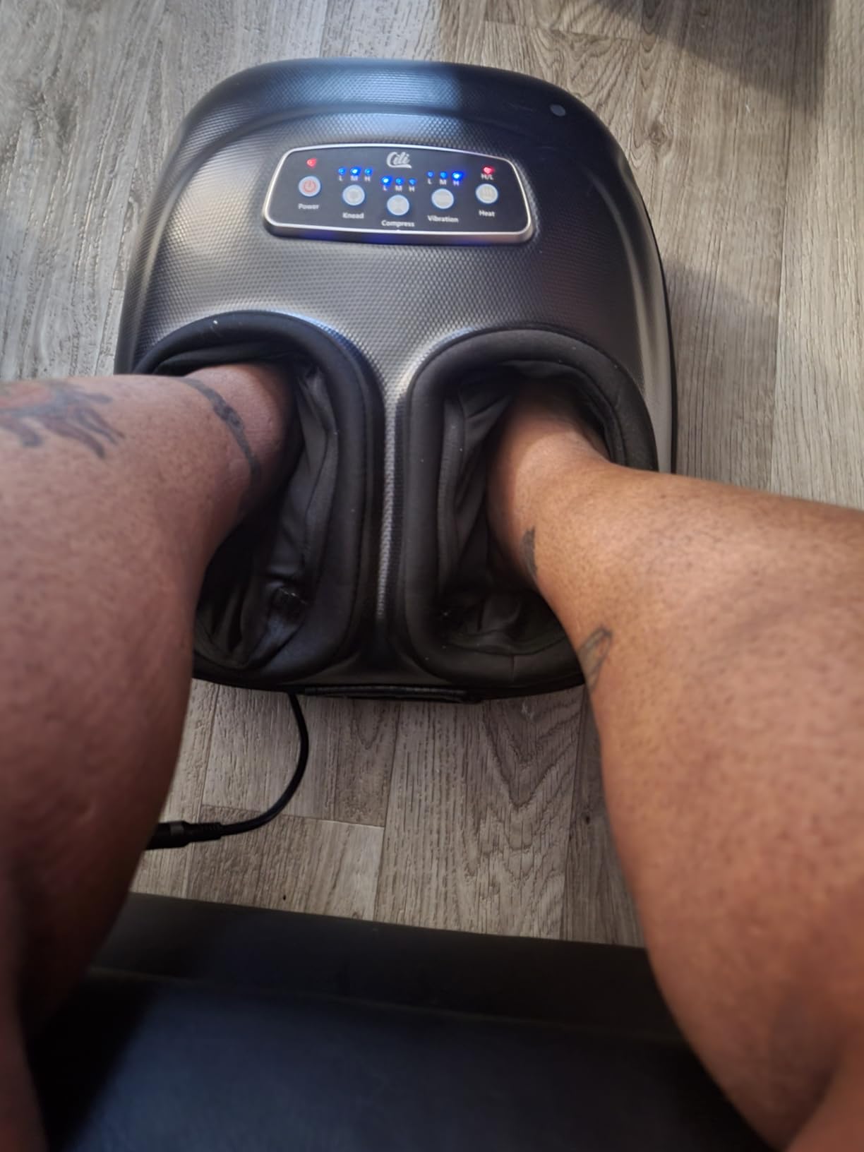 CILI Foot Massager with Heat, Shiatsu Foot Massager for Neuropathy & Plantar Fasciitis Relief, Fathers Day Dad Gifts,Heated Feet Massager with Deep Kneading,Compression,Vibration,FSA Eligible HSA customer photo 1