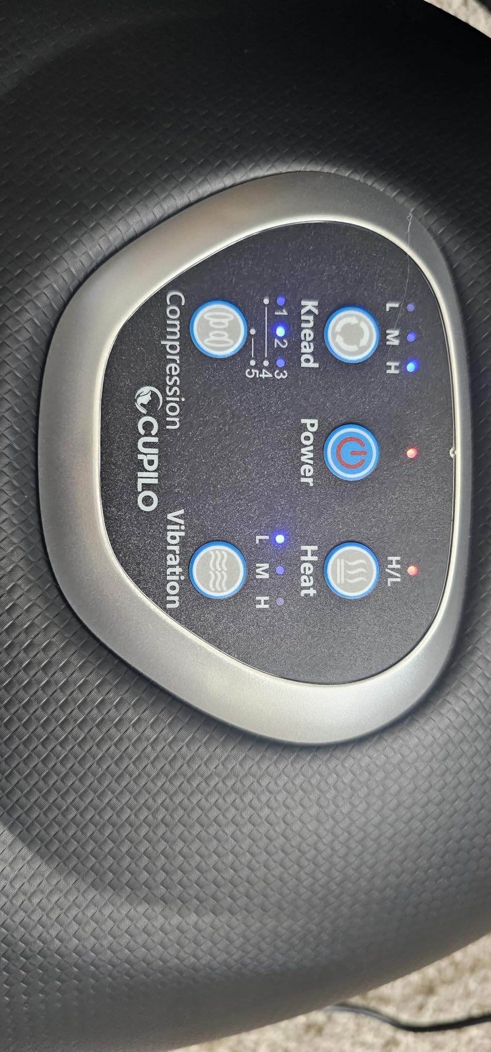 CuPiLo Foot Massager FSA Eligible HSA, 2026 Upgraded, Feet Massager with Heat for Plantar Fasciitis Relief, 5 Levels Compression & Vibration Massage customer photo 2