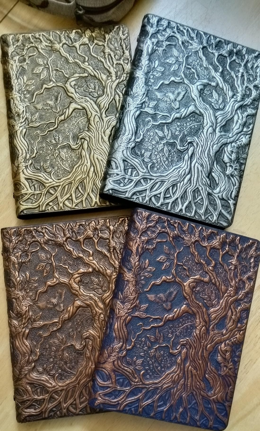 DND Notebook Journal Refillable Binder - A5 Story Forge 400 Pages (200 Sheets) with Breathtaking 3D Tree of Life Design - Perfect for Dungeons and Dragons (D&D) with Bonus Tabs and Ruler (Copper) customer photo 1