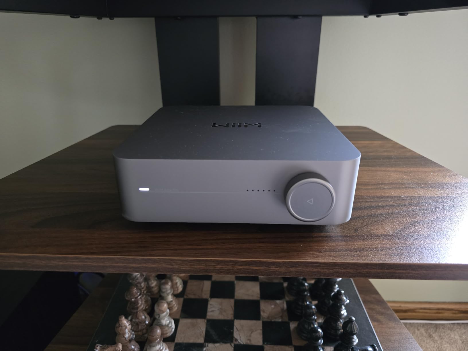 WiiM Amp: Multiroom Streaming Amplifier | Compatible with AirPlay, Google Cast, Alexa | HDMI, Voice Control | Stream from Spotify, Amazon Music, Tidal & More | Space Gray customer photo 1