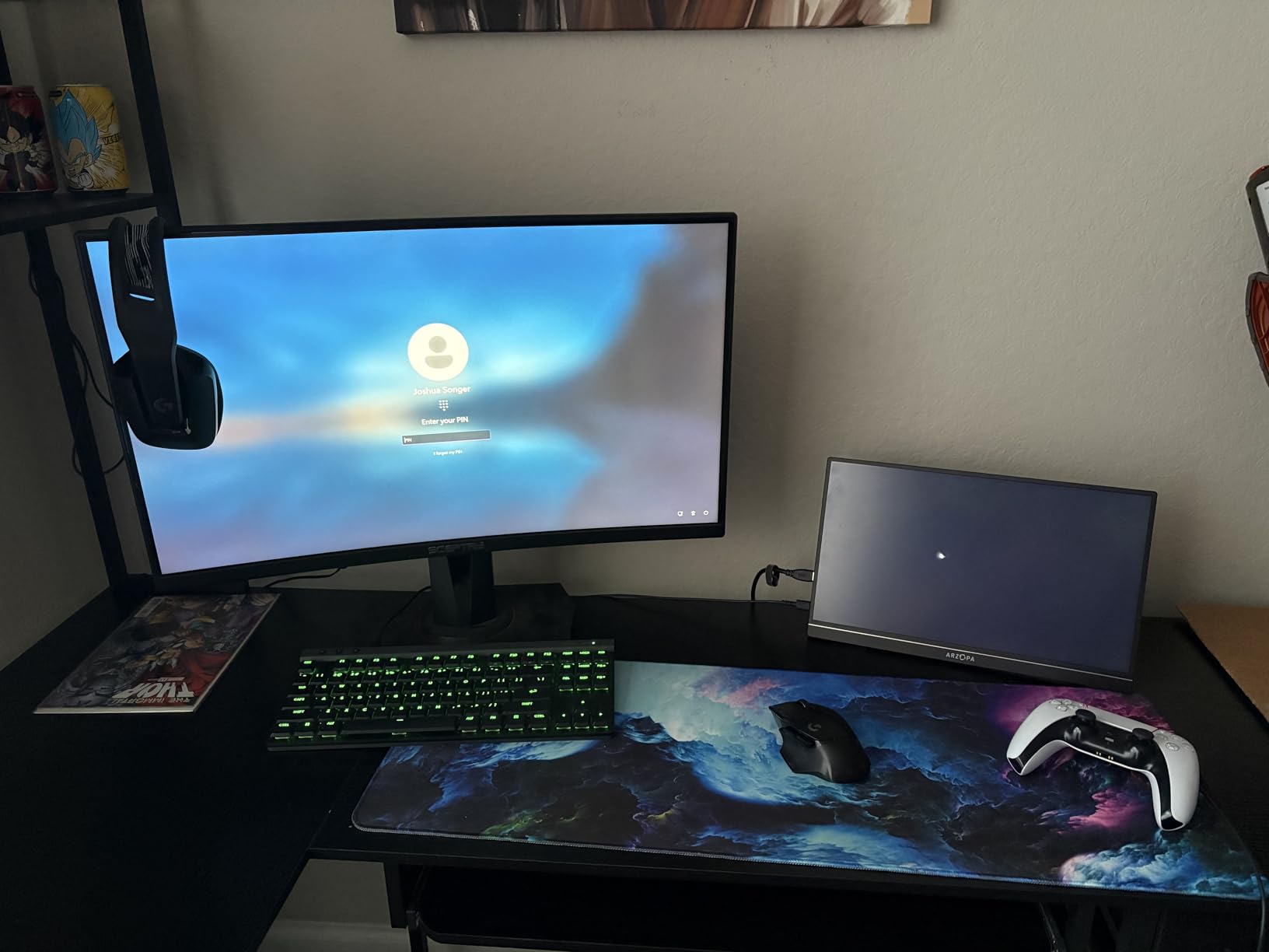 ARZOPA Portable Monitor 15.6'' FHD 1080P - Ultra-Slim Portable Laptop Monitor with Kickstand - IPS Display for PC, MAC, Phone, Xbox, PS5 - USB C & HDMI Connectivity - A1 customer photo 1