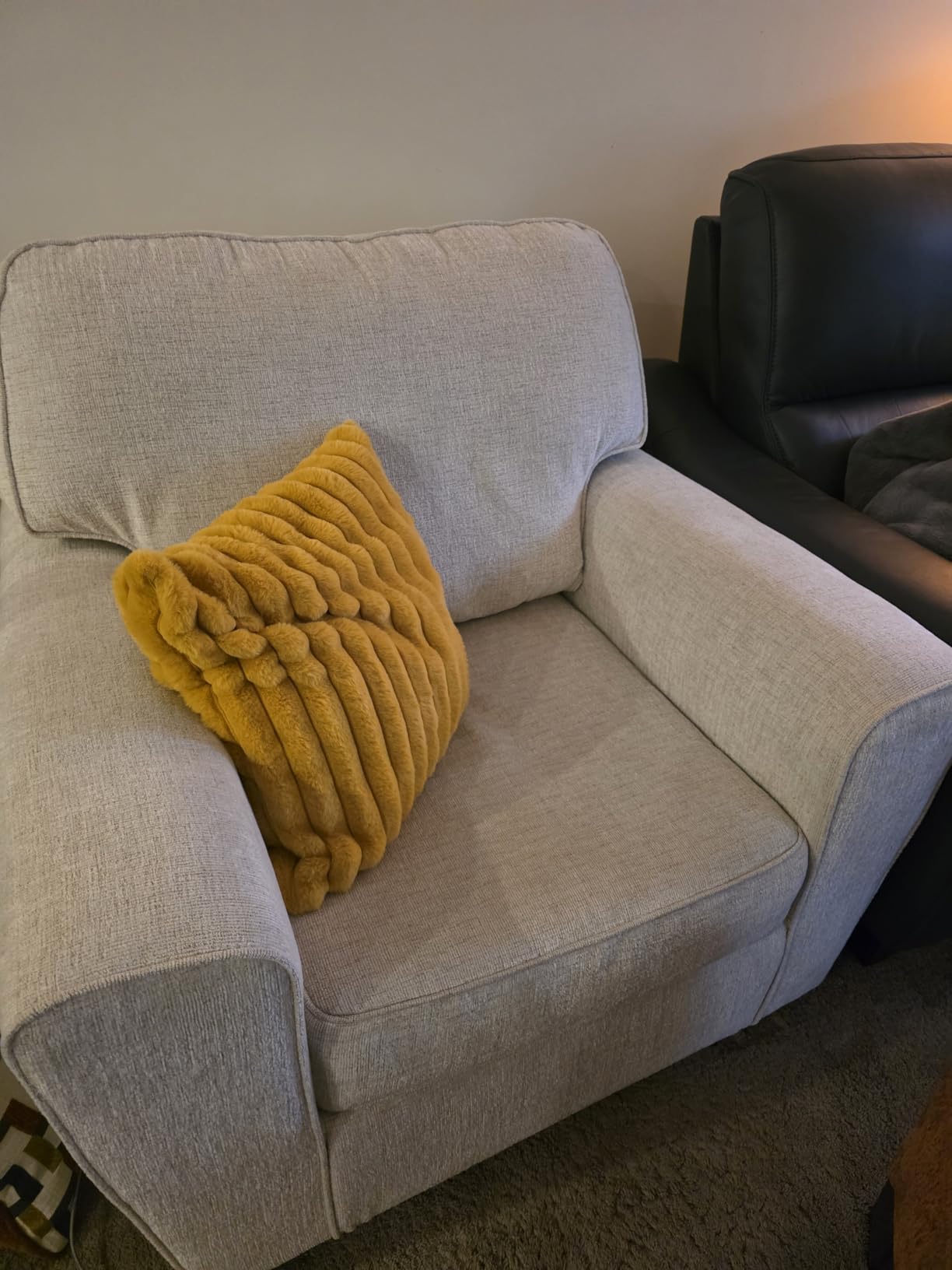 Signature Design by Ashley Cashton Modern Upholstered Chair, Blue customer photo 1