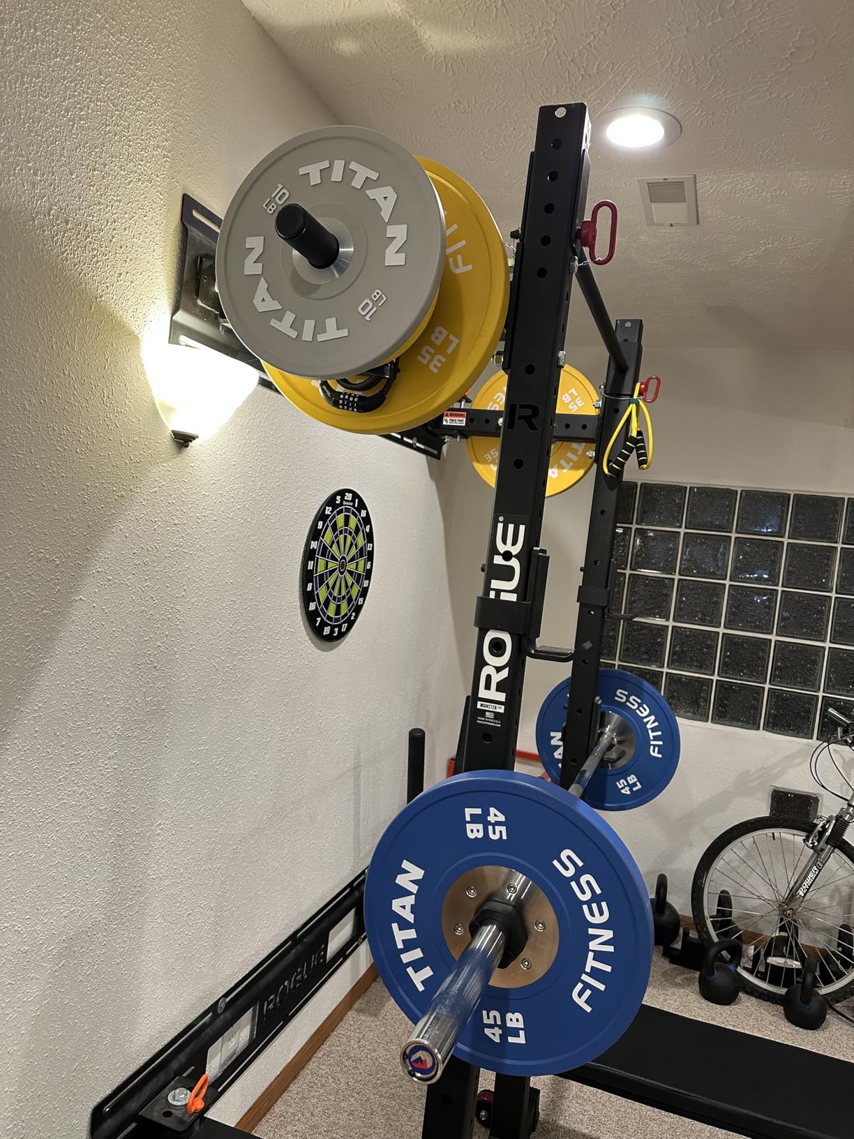 Titan Fitness Elite Olympic Bumper Plates, Competition Weight Plates, Rubber with Steel Hub Insert, Sold as a Pair, for Olympic Weightlifting and Cross-Training Workouts customer photo 1
