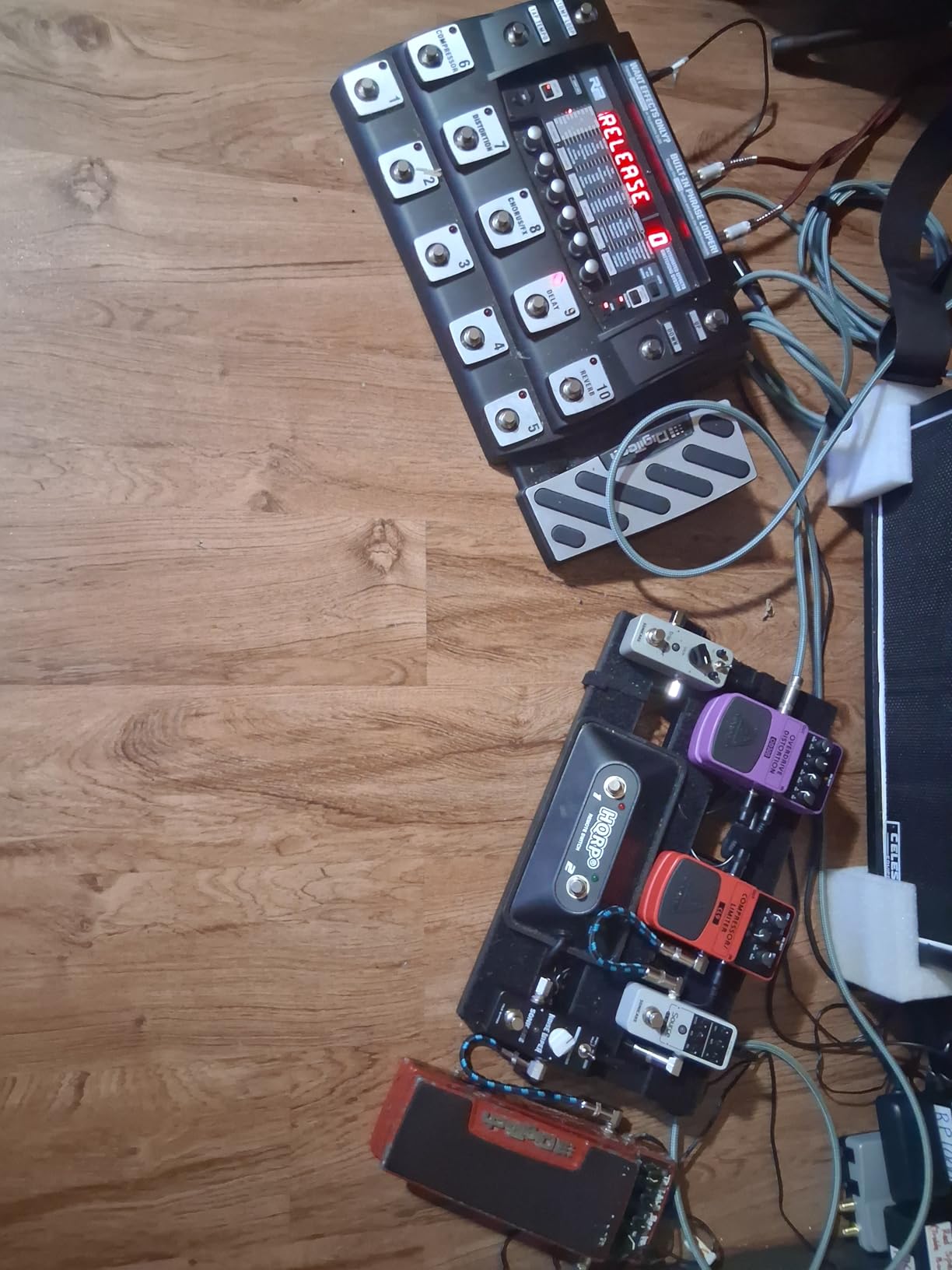 STRICH Guitar Pedal Board Aluminum Alloy 1.82lb Super Light Small Effect Pedalboard 15