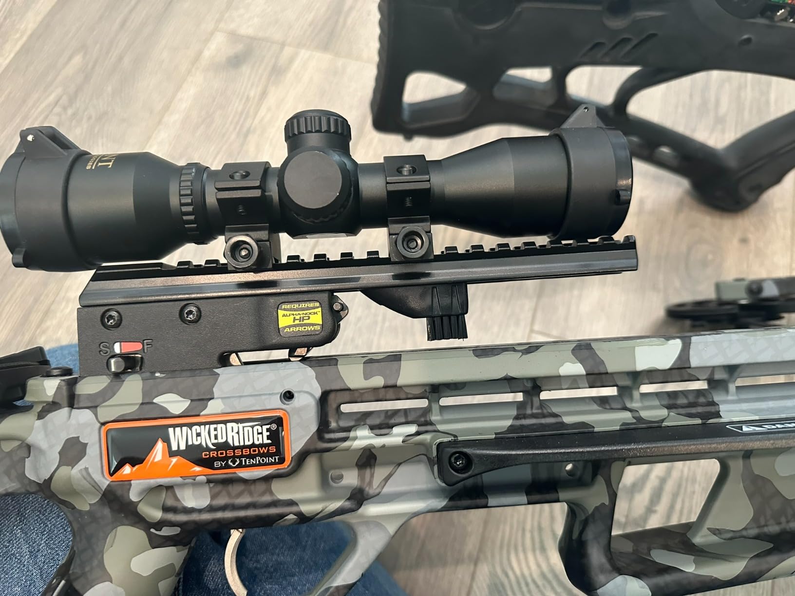 TenPoint Wicked Ridge Commander M1 Lightweight and Compact Profile Crossbow with ACUdraw and Fully Coated 4X Multi-Line Scope (Peak Camo) customer photo 2