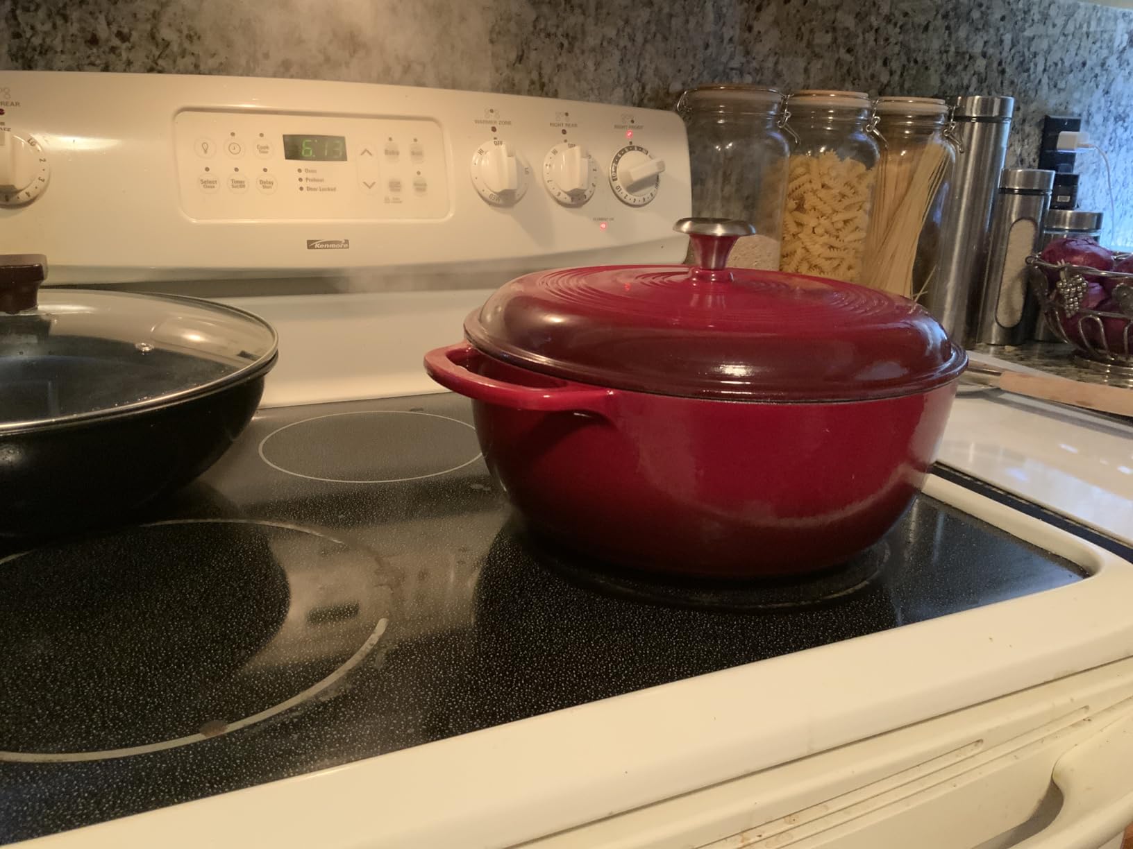 Best Choice Products 7.5 Quart Enamel Cast-Iron Round Dutch Oven, Family Style Heavy-Duty Pre-Seasoned Cookware for Home, Kitchen, Dining Room, Oven Safe w/Lid, Dual Handles - Sage Green customer photo 2