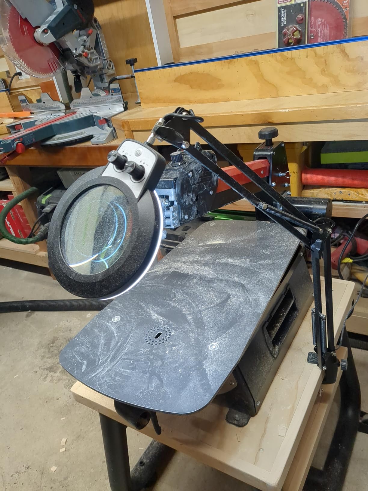 Bucktool 22 Inch Variable Speed Scroll, 1.3A Scroll Saw for Woodworking customer photo 1