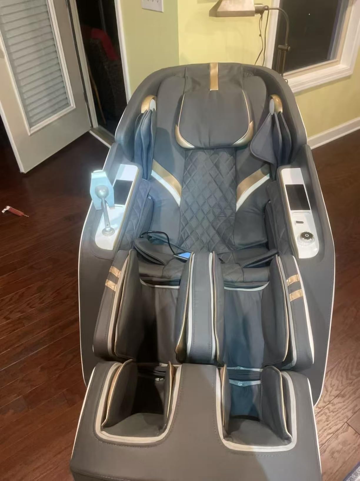 MassaMAX 4D Full Body Massage Chair for Daily Comfort Upgrade - Yoga Stretch, AI Voice Control, 55 Inch SL Track, Zero Gravity, Extendable Footrest, 15 Modes, Foot Rollers, Waist & Calves Heating with Cover customer photo 1