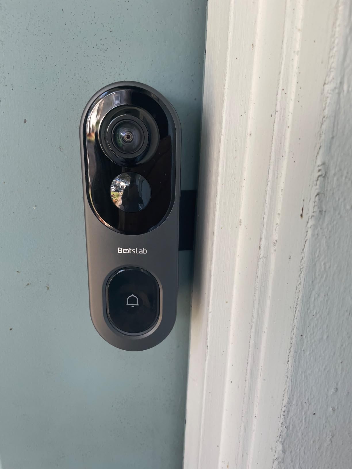 BOTSLAB 5MP Wireless Video Doorbell Camera, 180° Head-to-Toe View, AI Motion Detection, VR Mode, Battery or Wired Powered, Easy Installation, Weatherproof, No Monthly Fee, 2.4GHz WiFi customer photo 2