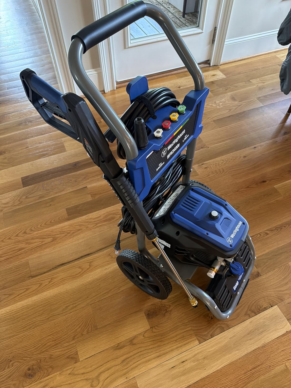 Westinghouse WPX3400e Electric Pressure Washer, 3400 Max PSI and 2.0 Max GPM, Brushless Motor, Onboard Soap Tank, Spray Gun and Wand, 5 Nozzle Set customer photo 1