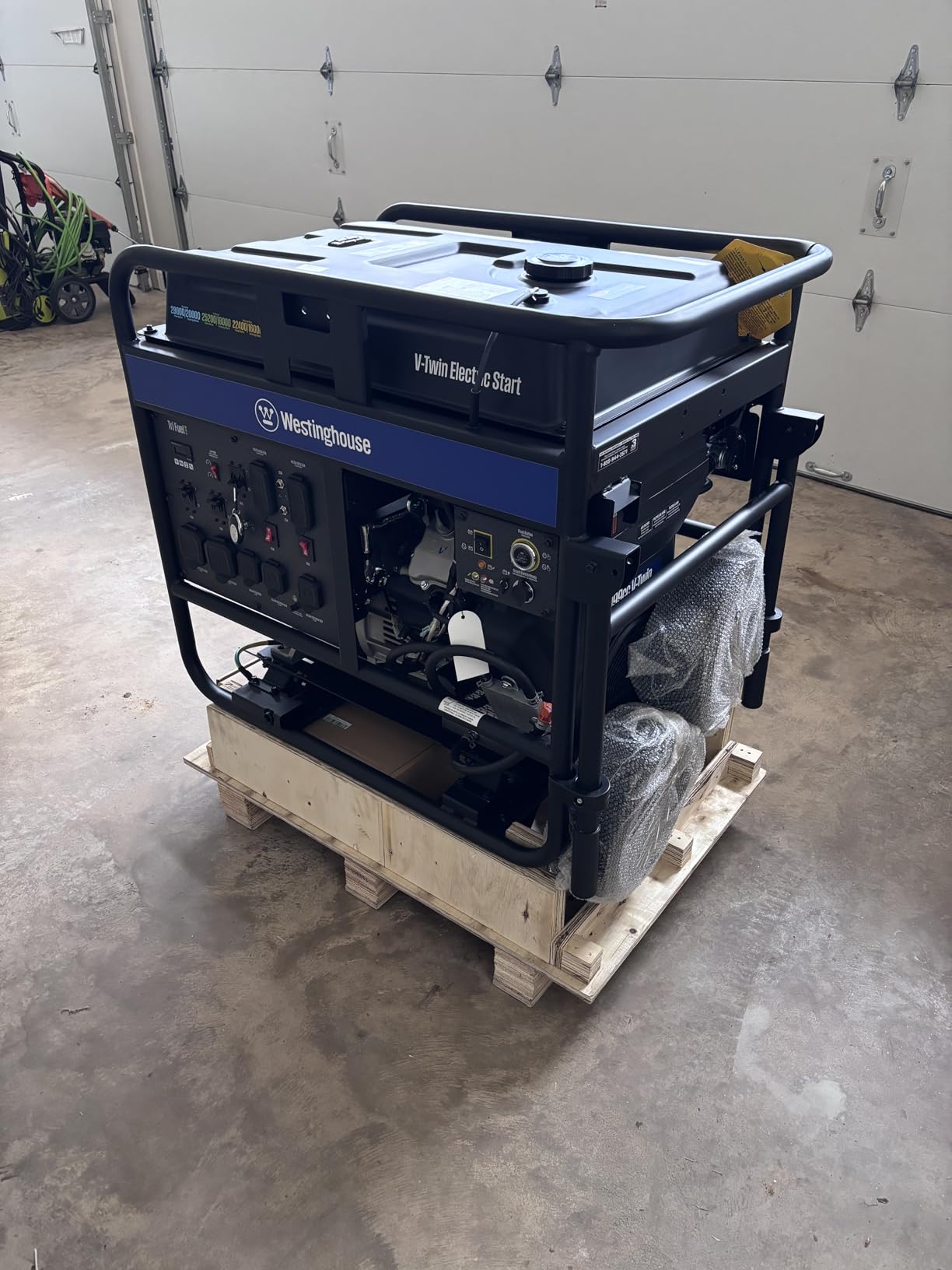 Westinghouse 28000 Peak Watt Tri-Fuel Home Backup Portable Generator, Remote Electric Start, Transfer Switch Ready, Gas, Propane, and Natural Gas Powered customer photo 1