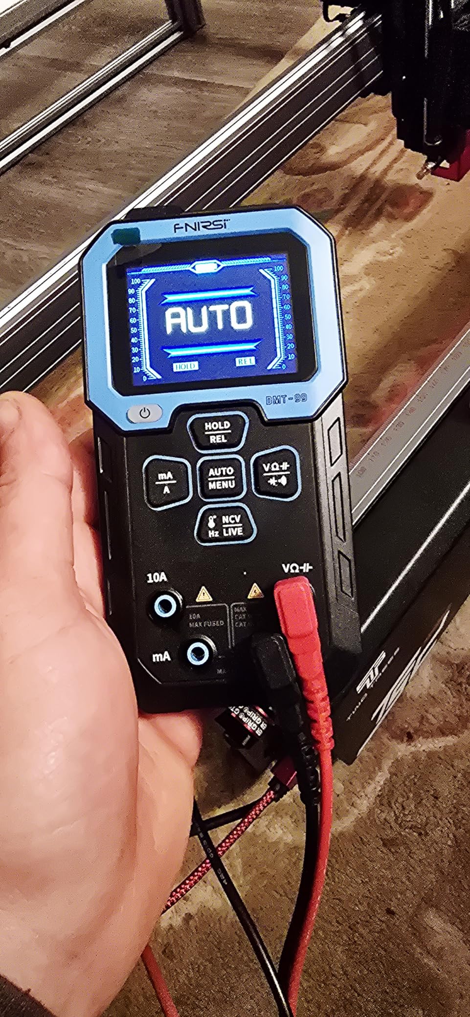 FNIRSI DMT-99 Digital Multimeter 9999 Counts TRMS, Rechargeable Auto-Ranging Volt Meter with Recording and Monitoring Data Mode customer photo 1