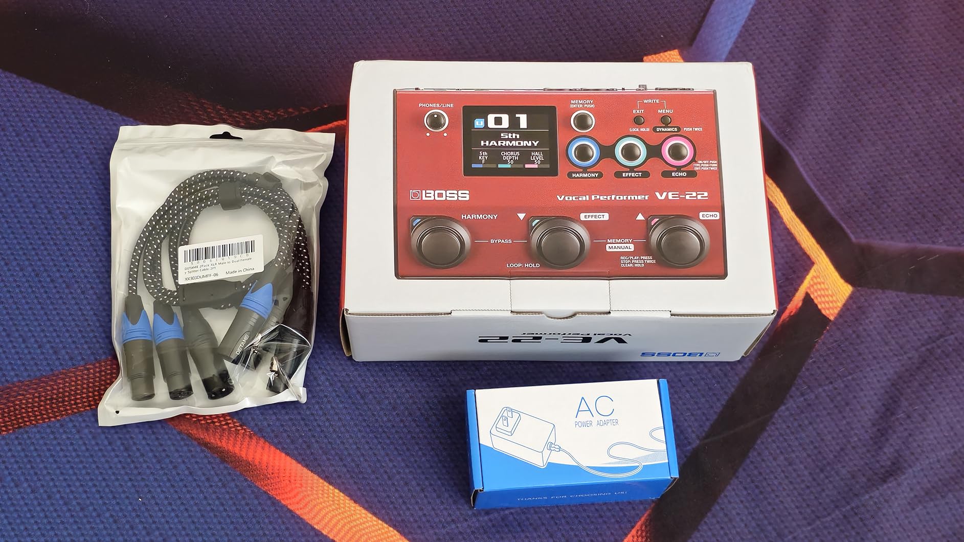 BOSS VE-22 Vocal Performer | Advanced Multi-Effects Processor for Singers | Powerful Harmony & Doubling Functions | Auto Pitch Correction | Ideal for Stage Performance, Recording, Livestreaming customer photo 2