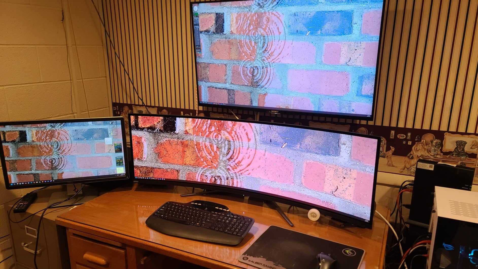 MSI MPG 491CQP QD-OLED, 49 Curved OLED Gaming Monitor, 5120 x 1440 (DQHD), FreeSync Premium Pro, 0.03ms Response time, 144Hz, True Black HDR 400, HDMI, DP Port, USB Type C, Tilt, Height customer photo 1