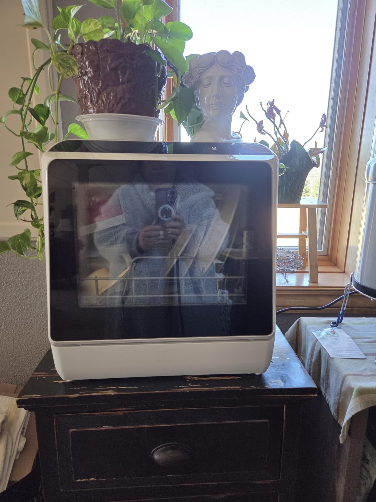 EUHOMY Countertop Dishwasher Portable with 6 Programs, 5L Built-in Water Tank for Apartments & RV, 167F High-Temp, No Hookup Needed, Mini Dishwasher with Baby Care, Air Dry/Quick/ECO/Fruit/Normal Mode customer photo 2