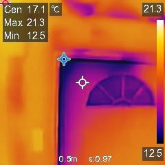 HF96 Thermal Camera with AI Scene Detection, Laser Pointer, 240x240 Super Resolution, -4F~1022F, Thermal Imaging Camera for HVAC Electrical Building Inspection, 25Hz Infrared Camera, 11h Runtime customer photo 1