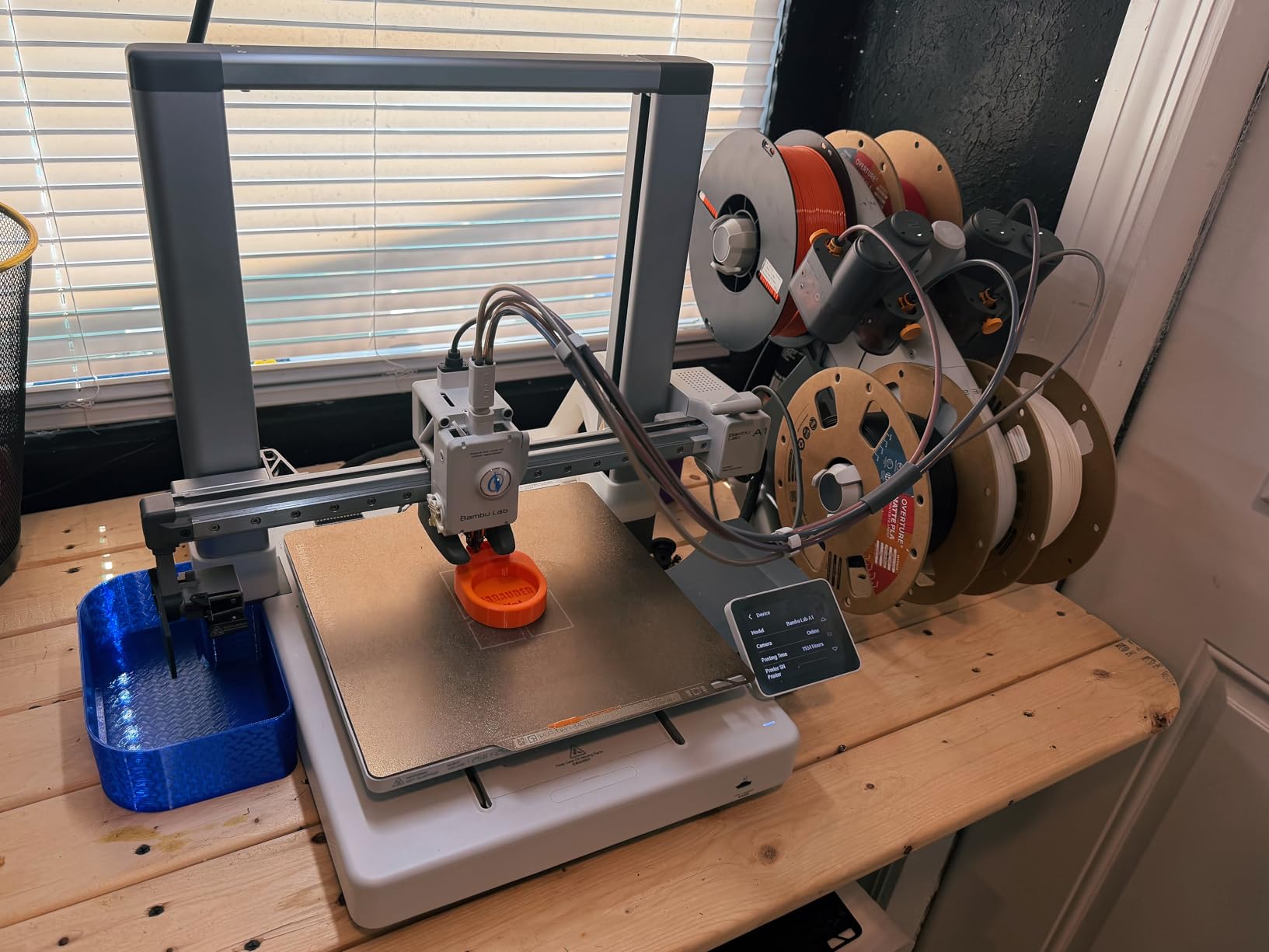 Bambu Lab A1 3D Printer, Support Multi-Color 3D Printing, High Speed & Precision, Full-Auto Calibration & Active Flow Rate Compensation, <=48 dB Quiet FDM 3D Printers 256 * 256 * 256mm Build Volume customer photo 2