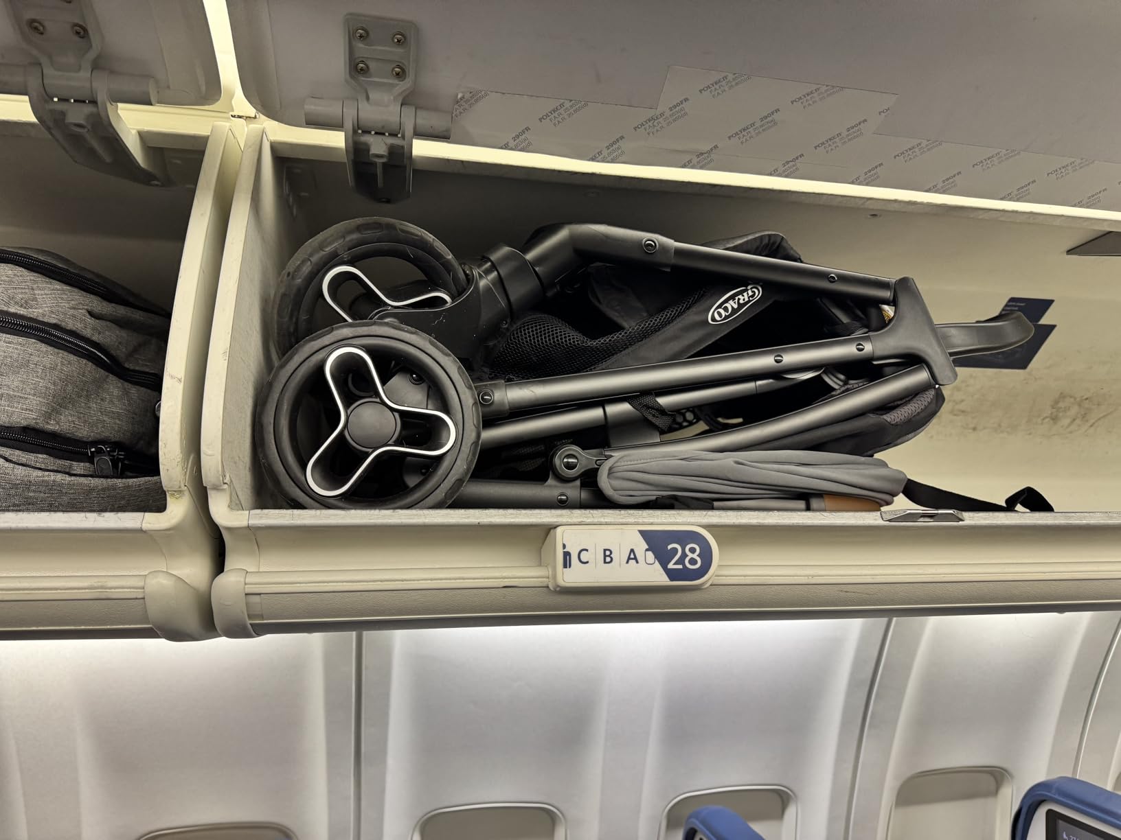 Graco Ready2Jet Compact Stroller - Overhead Friendly Compact Travel Stroller with Automatic Fold, Kingston customer photo 2