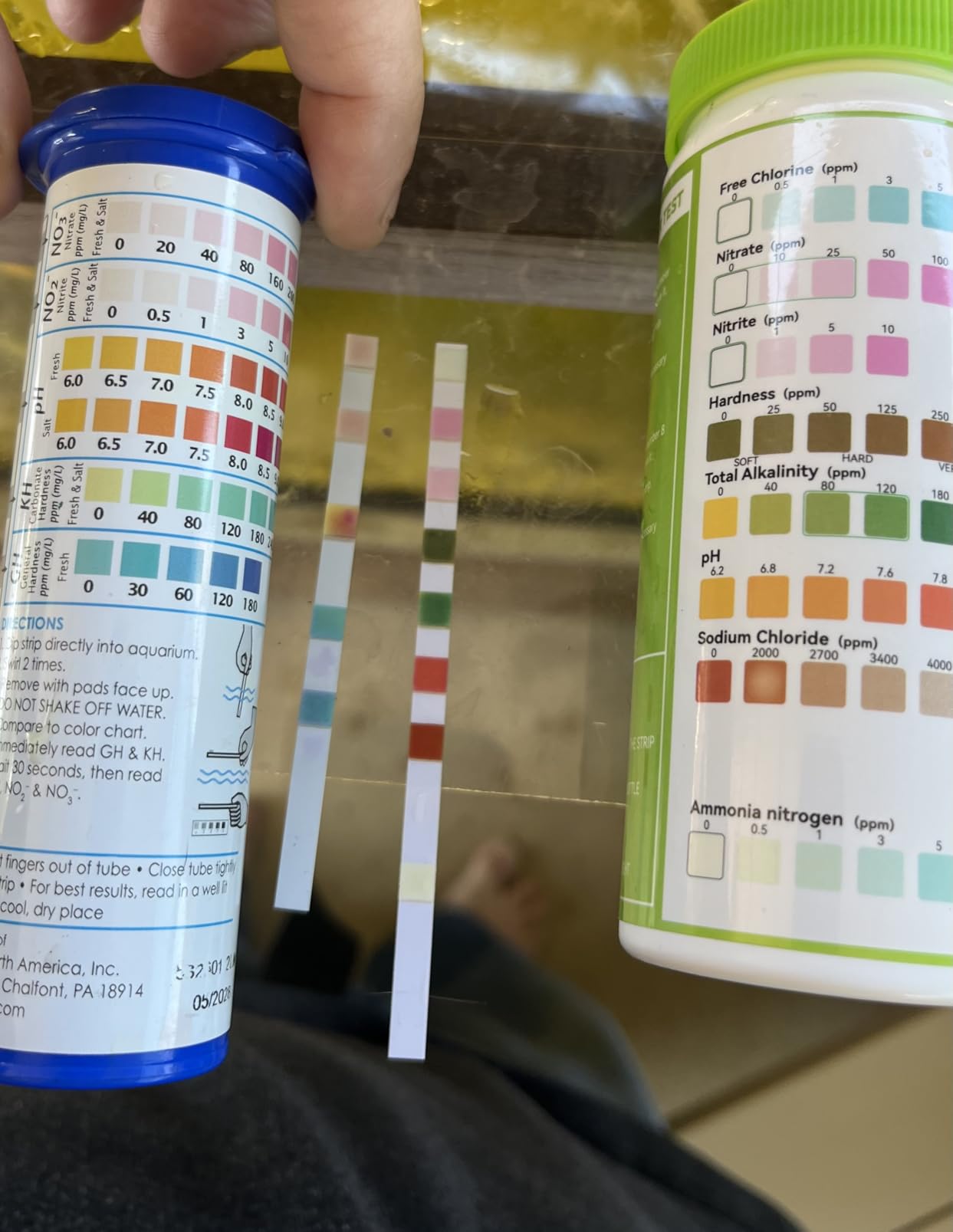 AAwipes 8-in-1 Aquarium Test Kit for Fish Tanks - Quick & Accurate Water Testing Strips for Aquariums & Ponds. Tests pH, Ammonia, Alkalinity, Hardness, Chlorine, etc. customer photo 1