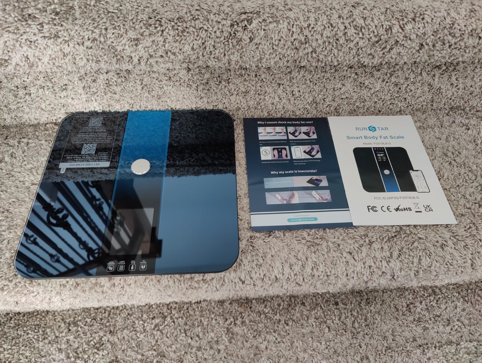 RunStar Scale for Body Weight, Precision Digital Bathroom Smart Scale with 3.5