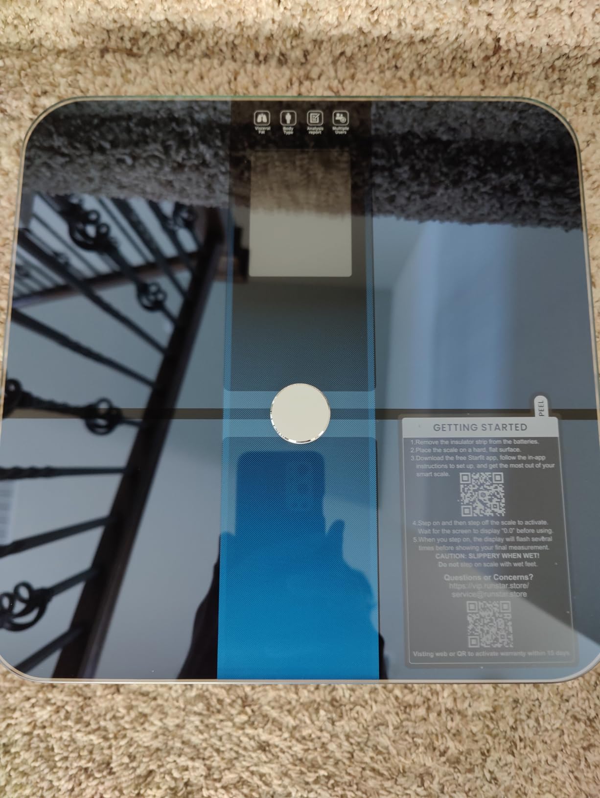 RunStar Scale for Body Weight, Precision Digital Bathroom Smart Scale with 3.5