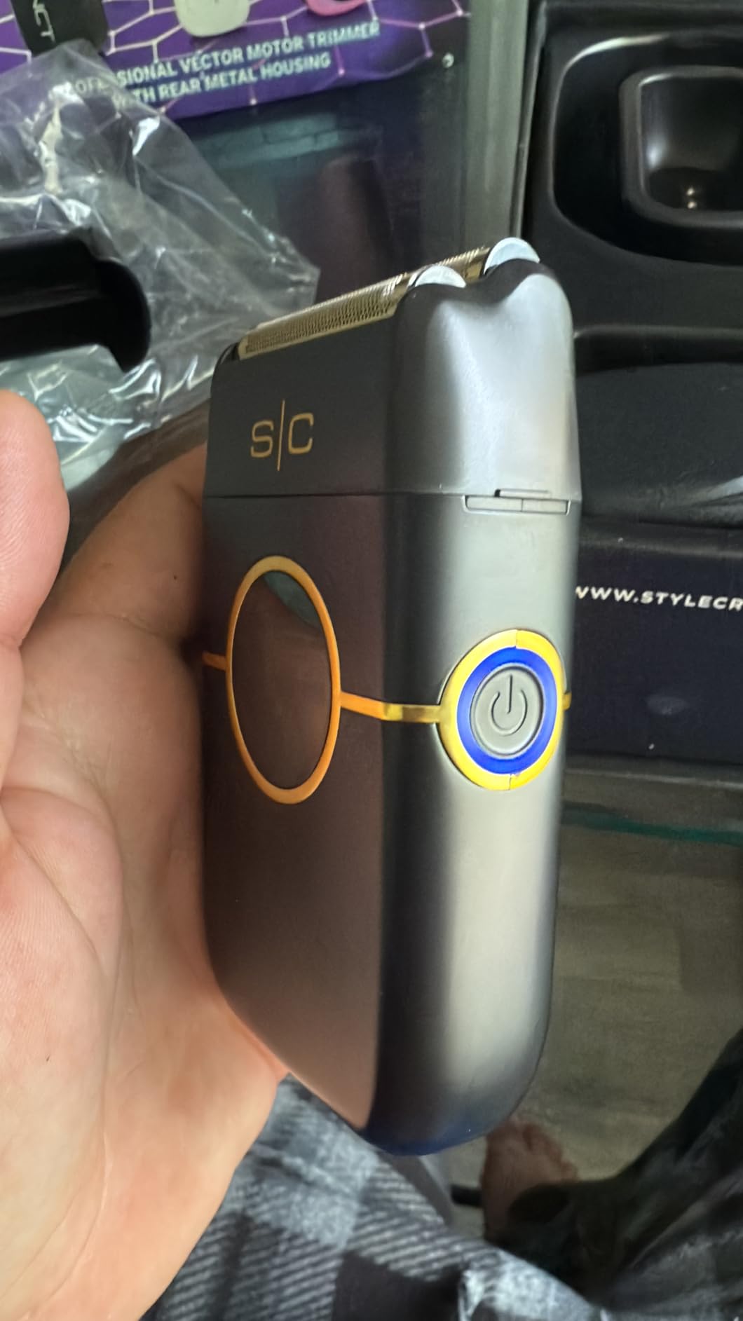 StyleCraft Instinct Metal Cordless Double Foil Shaver with IN2 Vector Motor Intuitive Torque Control, USB-C Rechargeable customer photo 2