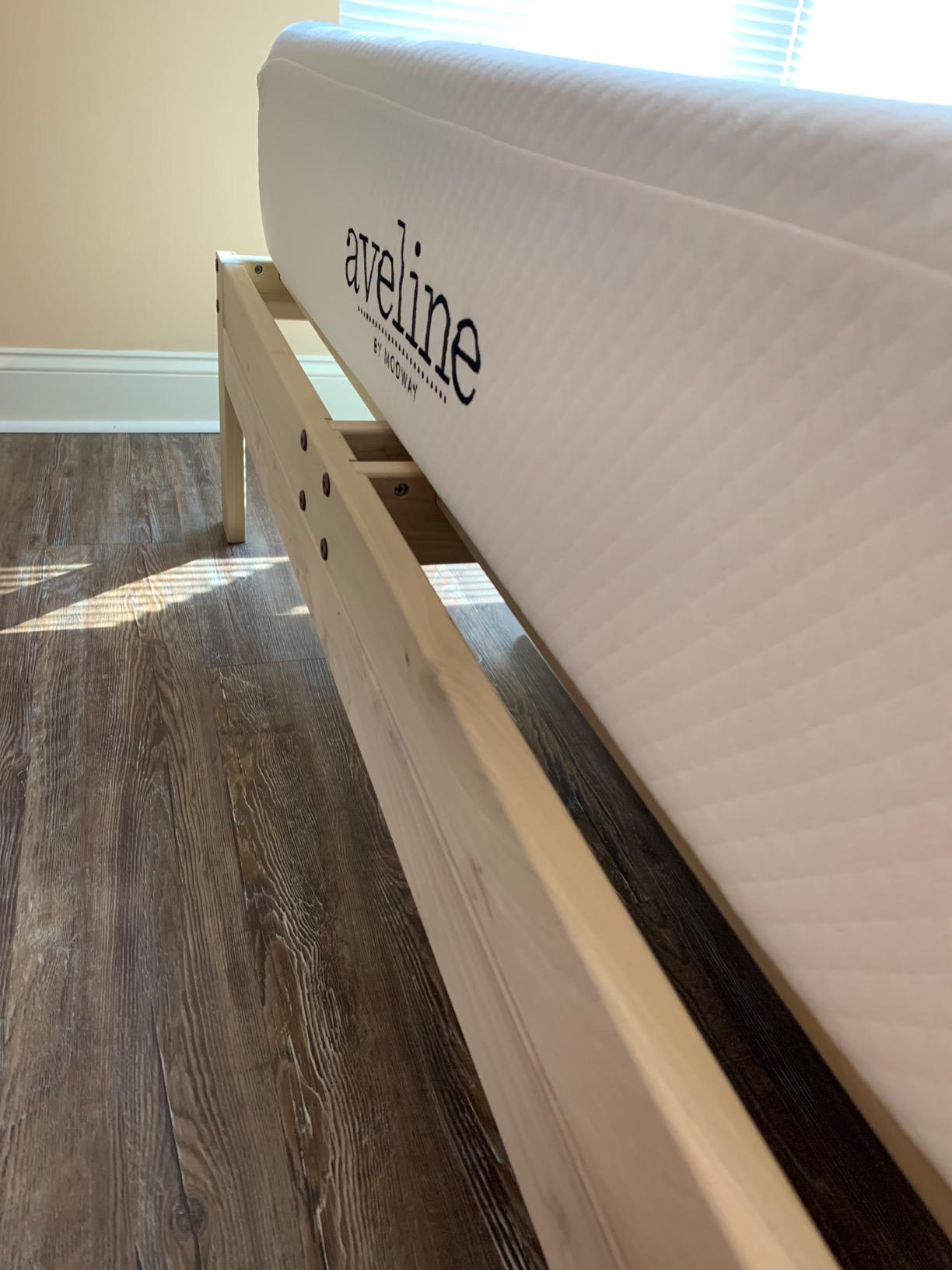KD Frames Nomad Platform Bed - Cal King - Unfinished Natural Hardwood - Minimalist Swedish Design - Easy Assembly, No Box Spring Needed - Solid Wood Rectangular Bed Frame customer photo 1