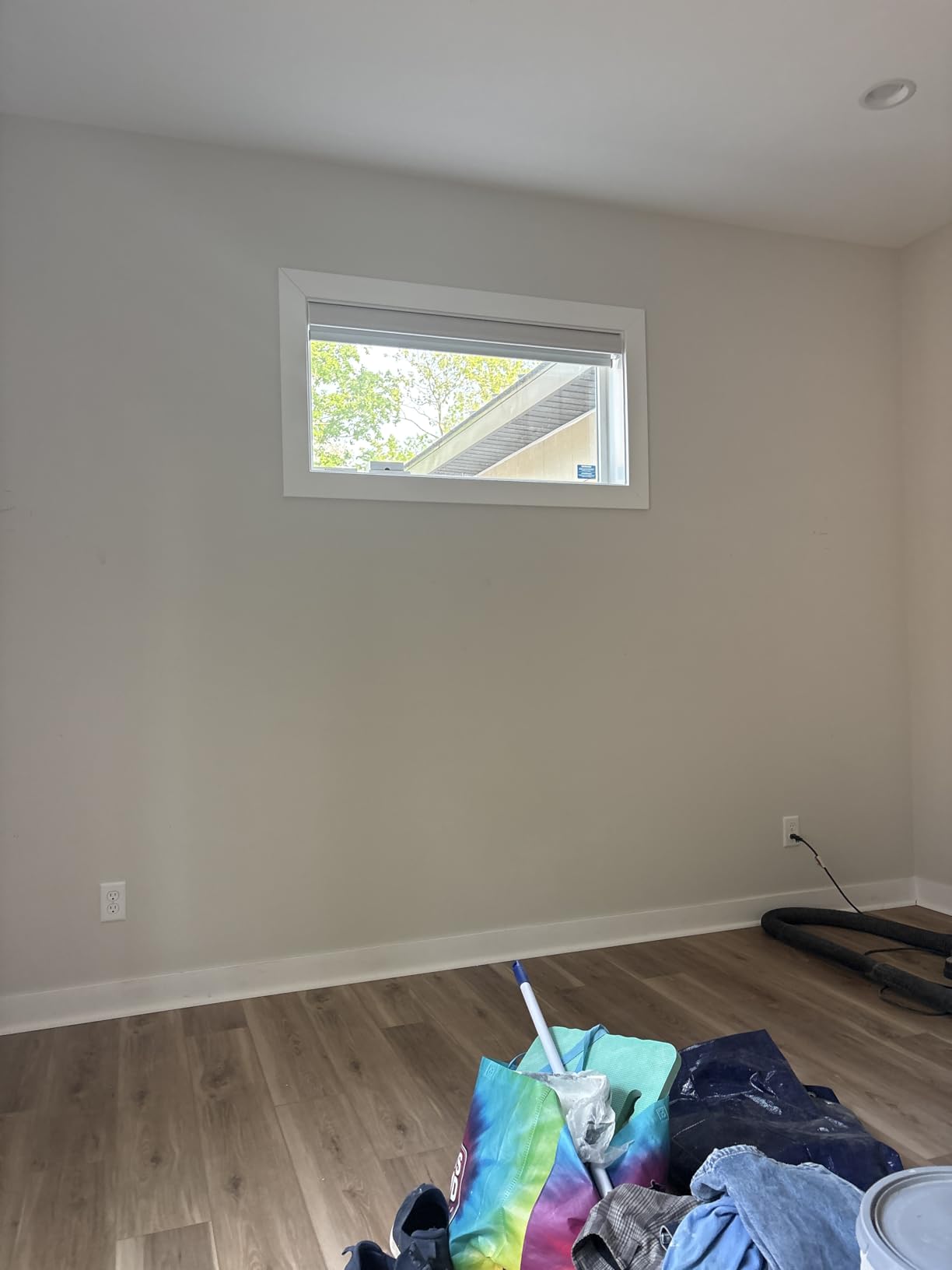 Motorized Roller Shade, 100% Blackout Smart Window Blinds Work with Homekit, Alexa, Google Home, Remote Control, Electric Blinds with USB/Solar Panel, Dark Eclipse Black customer photo 2