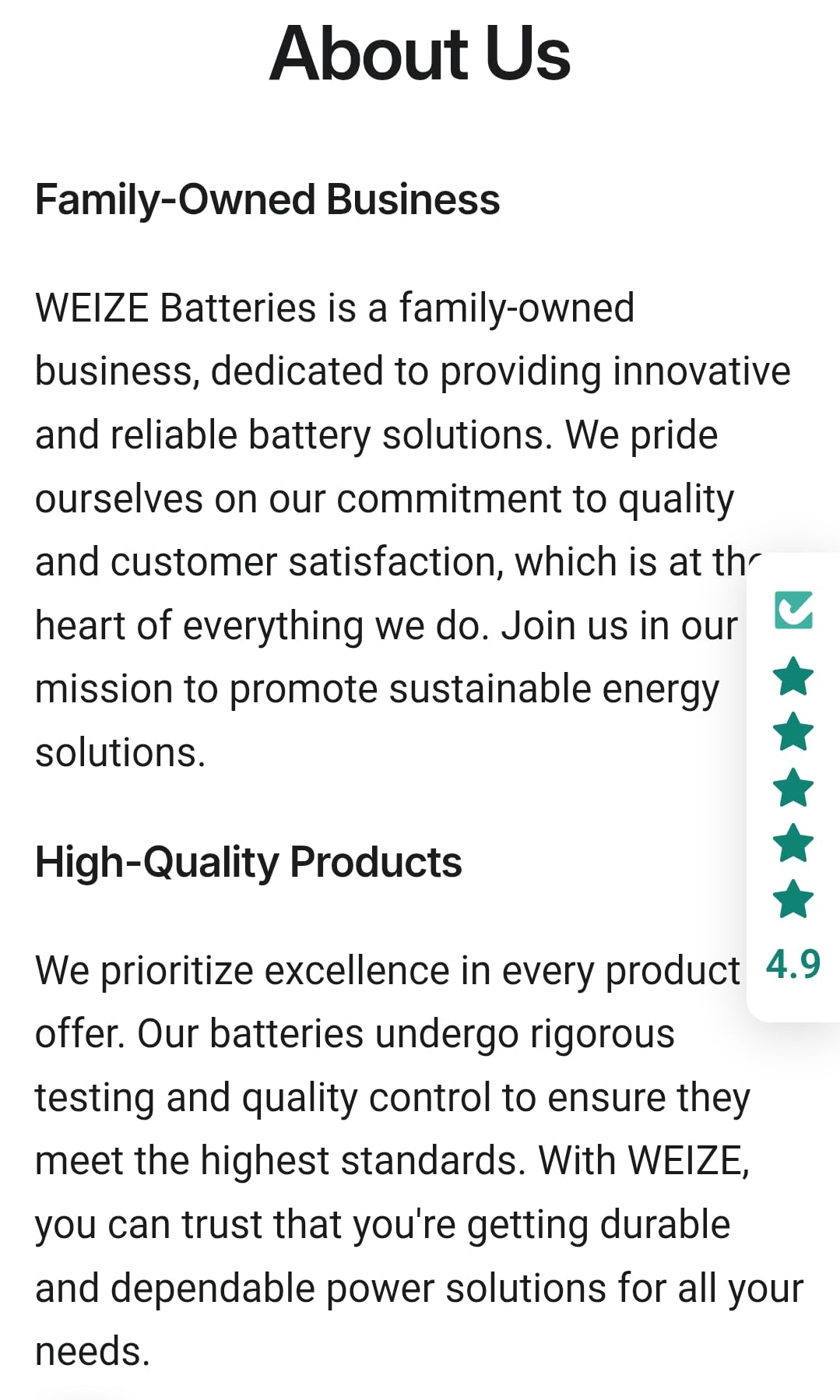 Weize Platinum AGM Battery BCI Group 24F Automotive Battery, 120RC, 710CCA, 36 Months Warranty customer photo 2