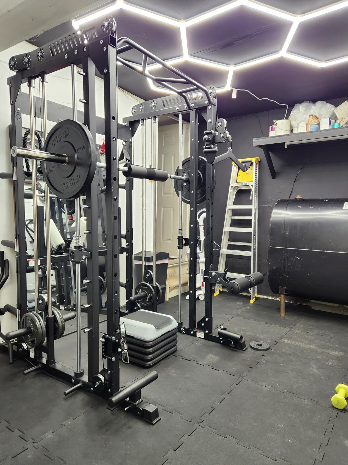 RitFit M1 Pro Smith Machine with Cable Crossover System, Multi-Function Squat Rack Power Cage for Home Gym, Power Rack and Packages customer photo 2