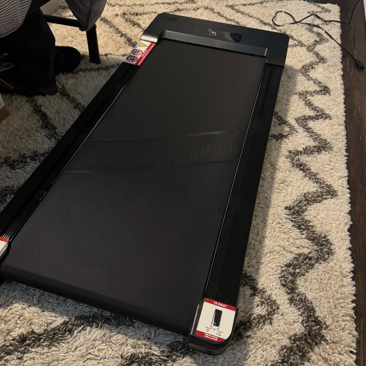 PACEROCKER Walking Pad Treadmill with 12% 9-Level Auto Incline, 450 lbs Capacity Bluetooth Speaker Under Desk Treadmills for Home Hiking, 5 MPH customer photo 1
