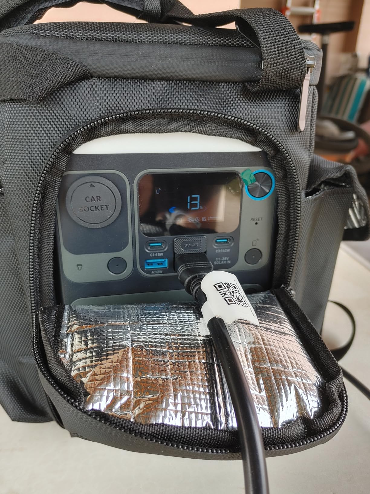 Anker Solar Generator SOLIX C300 with 60W Solar Panel, 288Wh Portable Power Station, 300W (600W Surge), LiFePO4 Battery, 140W Two-Way Fast Charging customer photo 2