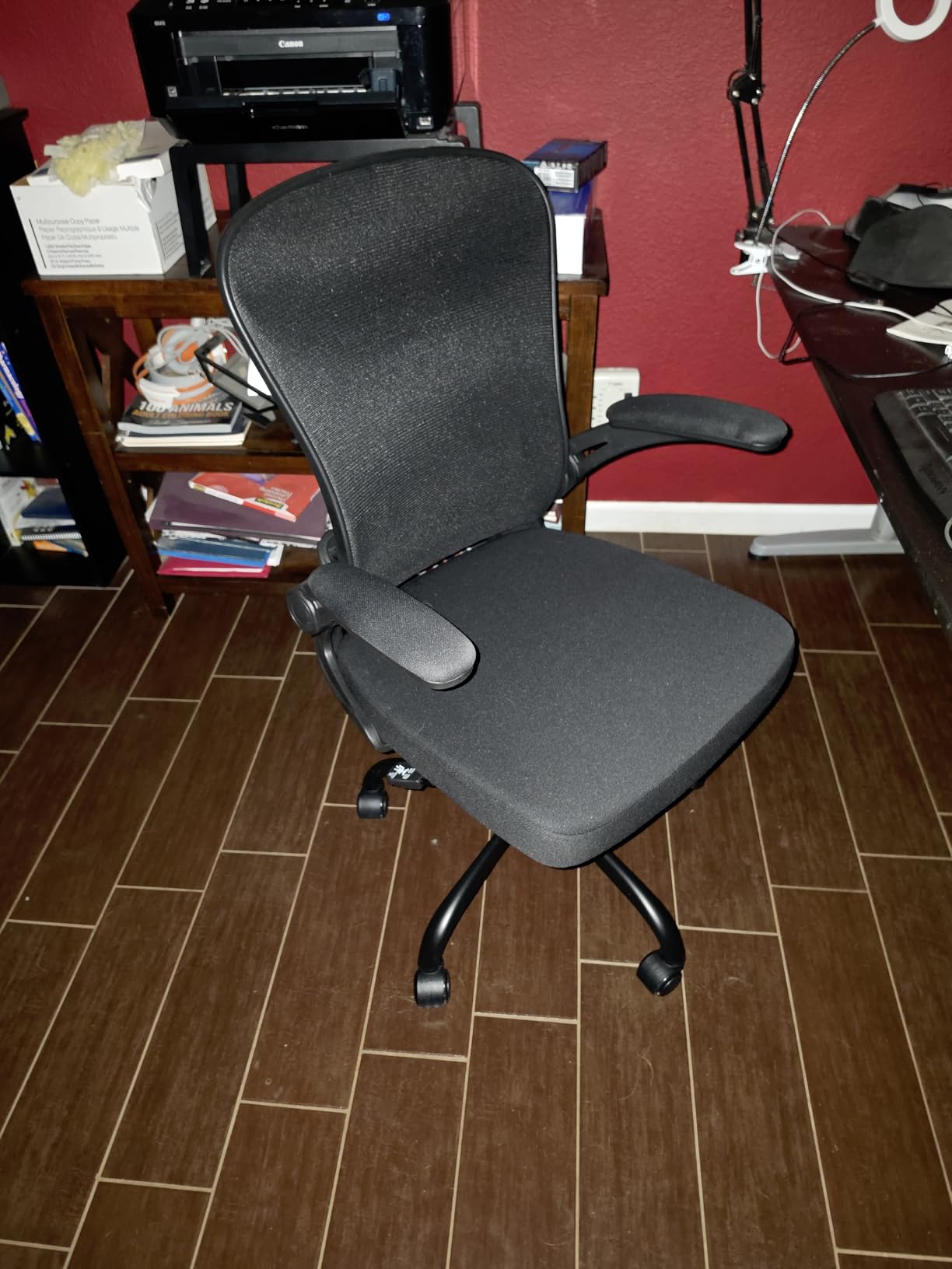 Office Chair Ergonomic Desk Chair 330LBS Capacity - High Back Mesh Computer Chair with Flip-up Armrests customer photo 1