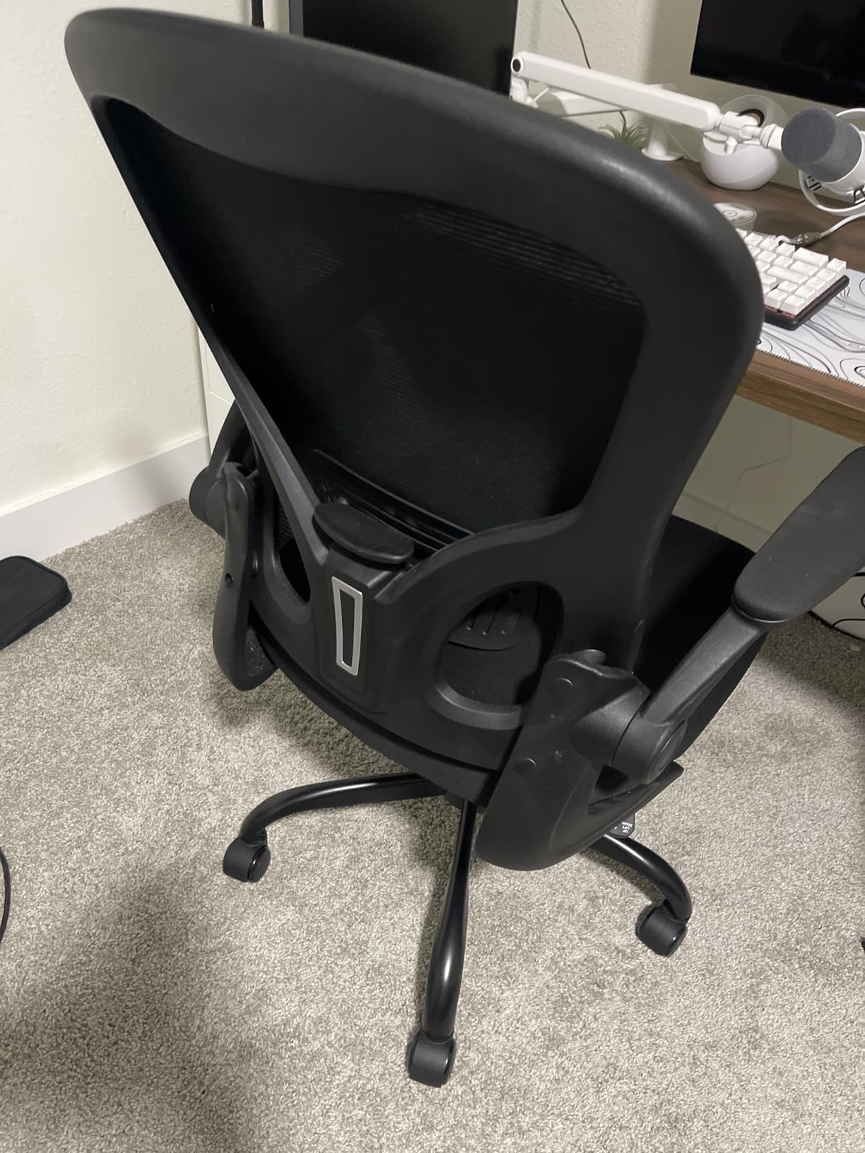 Office Chair Ergonomic Desk Chair 330LBS Capacity - High Back Mesh Computer Chair with Flip-up Armrests customer photo 2